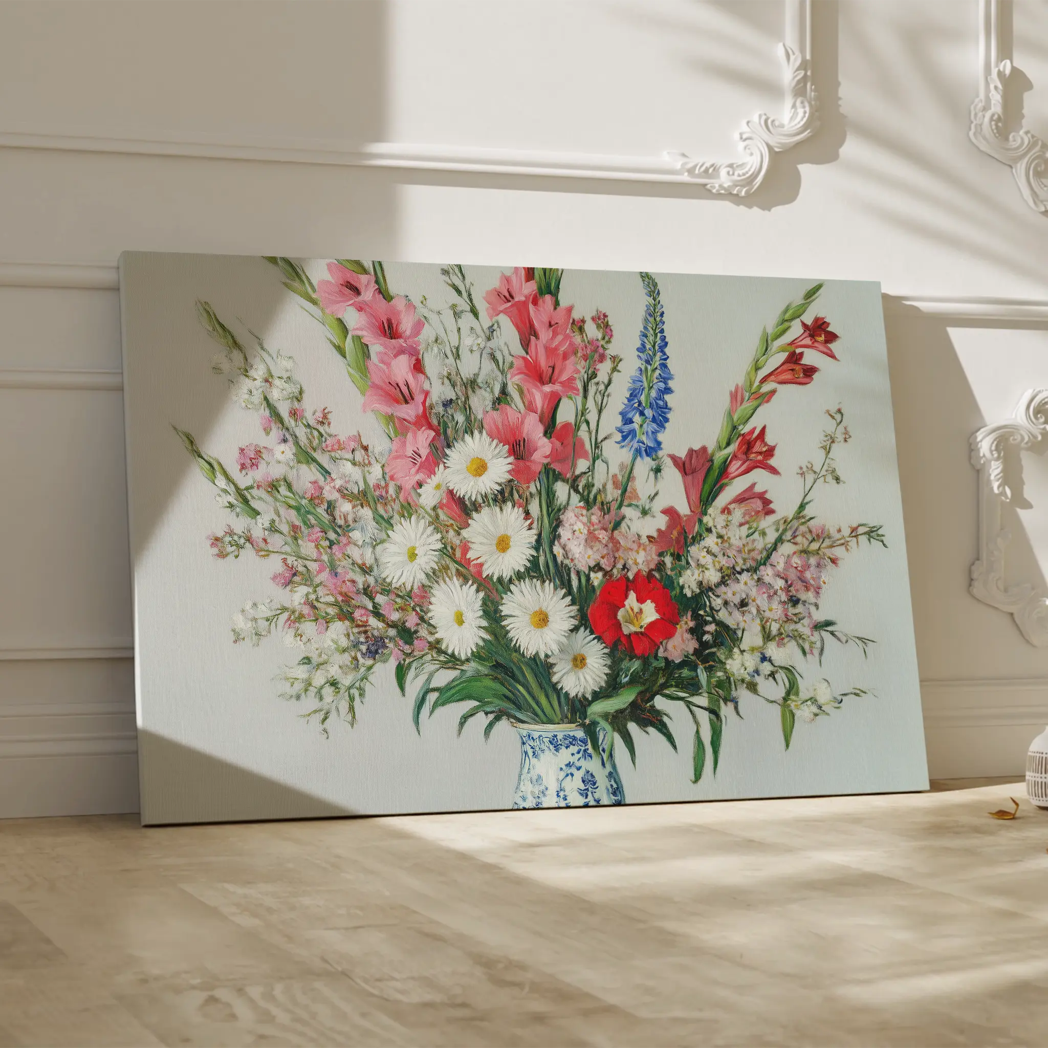 Floral Canvas Wall Art WAD970-F 90 x 60 cm / Stretched on hidden frame