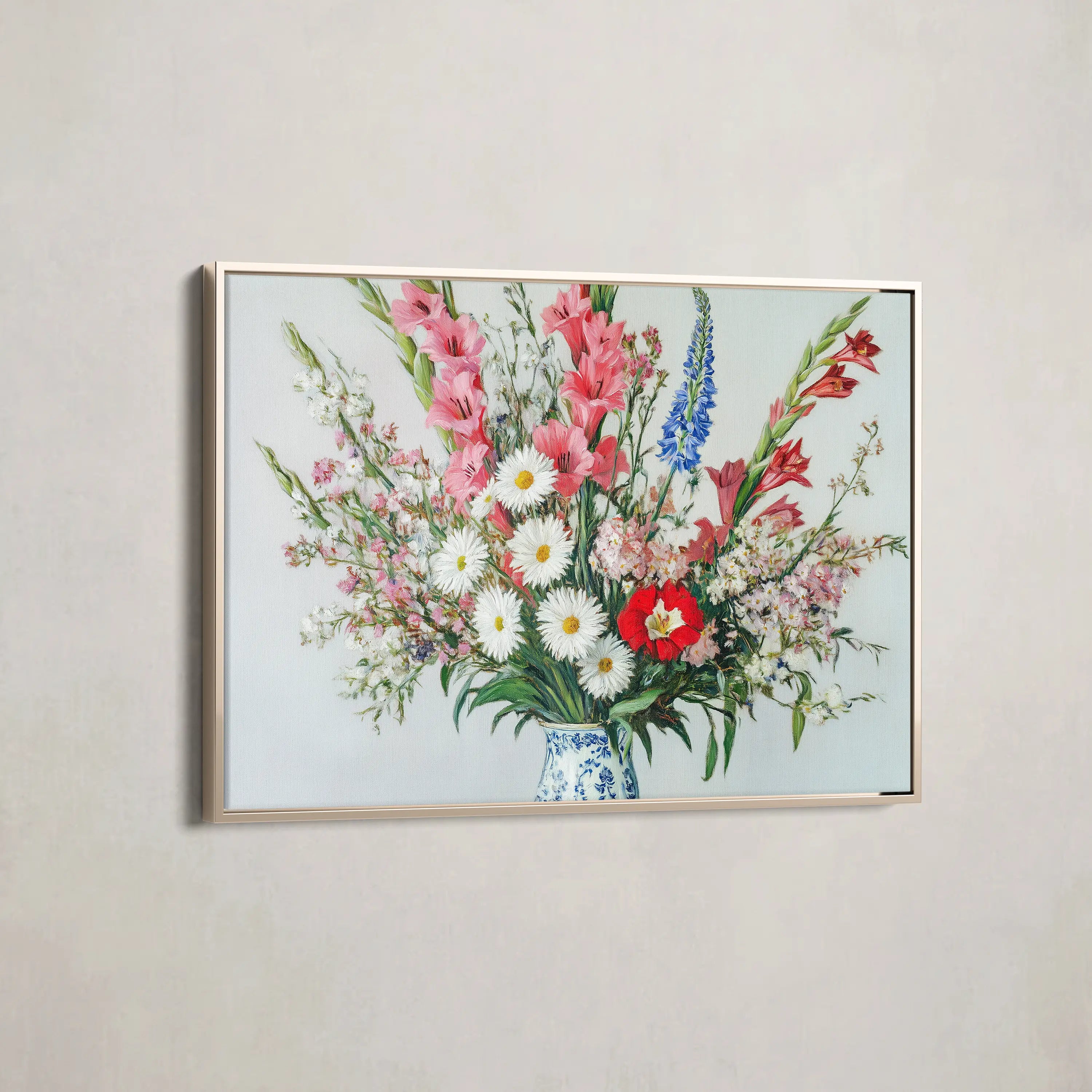 Floral Canvas Wall Art WAD970-F 90 x 60 cm / Stretched on hidden frame