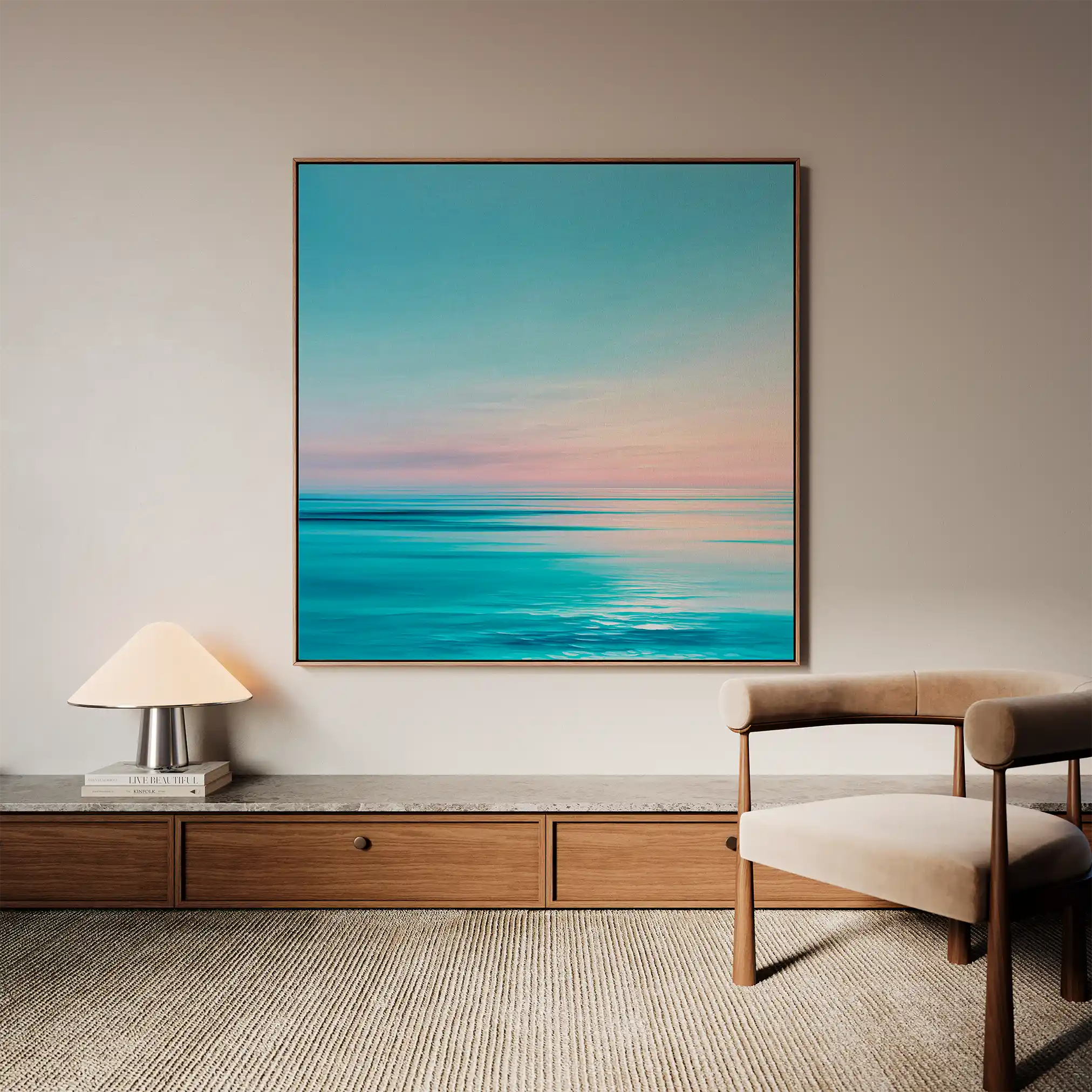 Abstract 974 Canvas Art 60 x 60 cm / Stretched on hidden frame