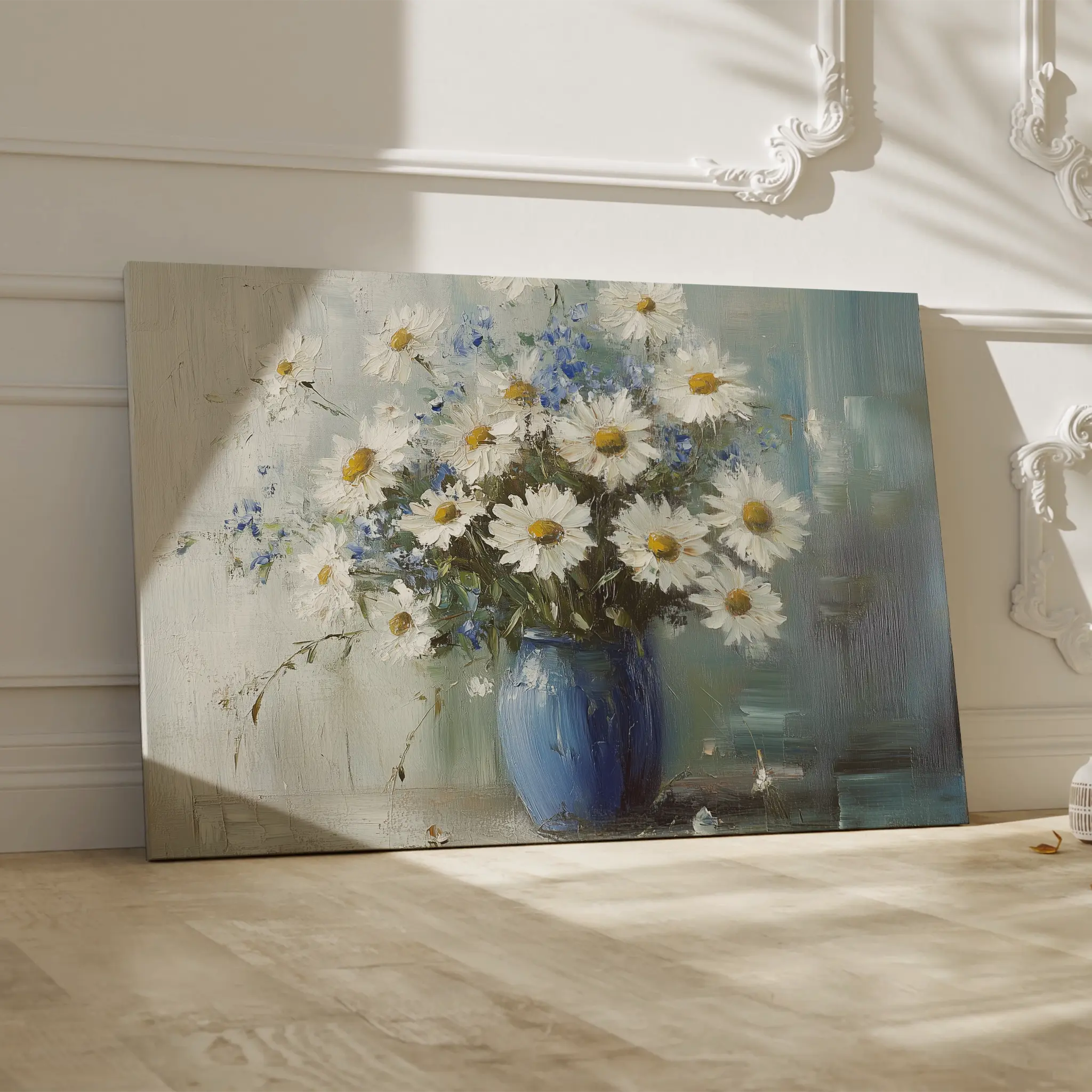 Floral Canvas Wall Art WAD974-F 90 x 60 cm / Stretched on hidden frame