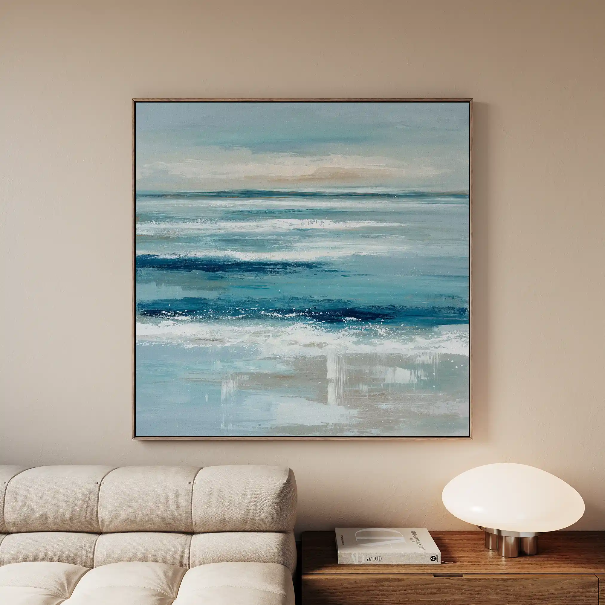 Abstract 976 Canvas Art 60 x 60 cm / Stretched on hidden frame