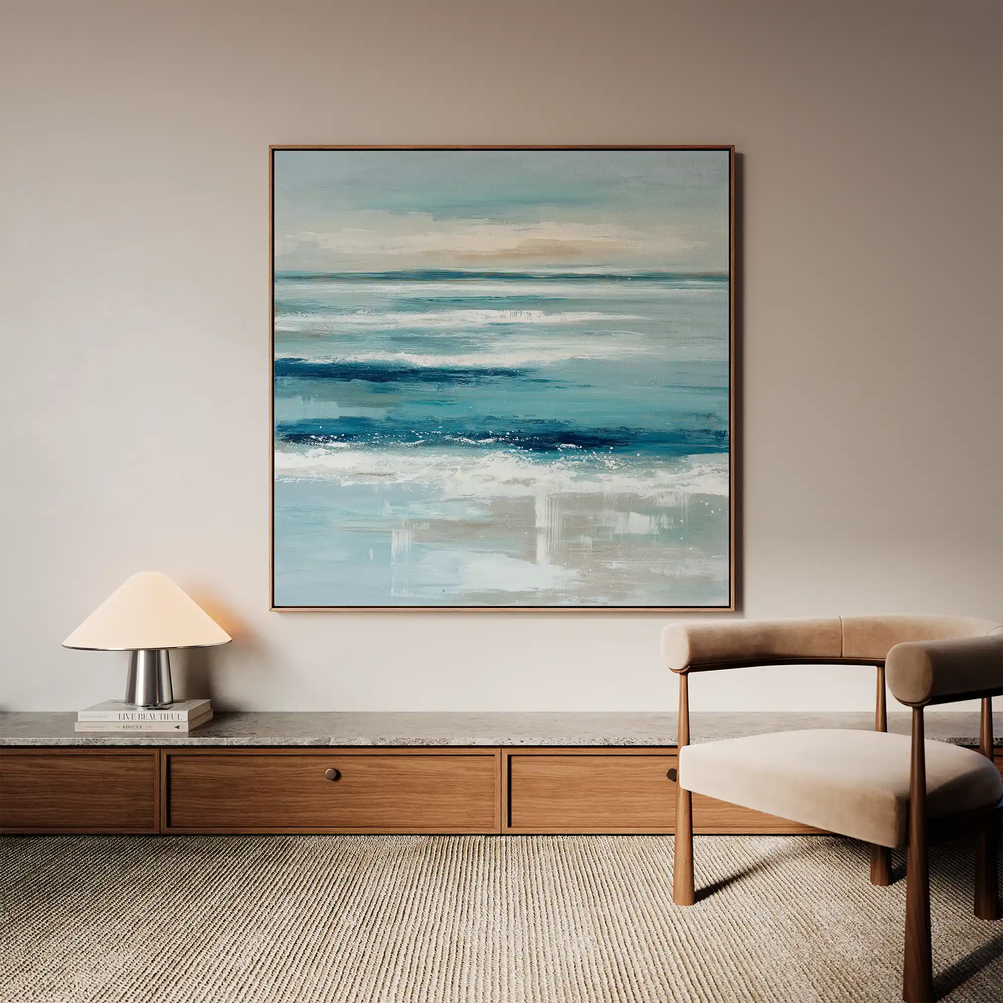 Abstract 976 Canvas Art 60 x 60 cm / Stretched on hidden frame