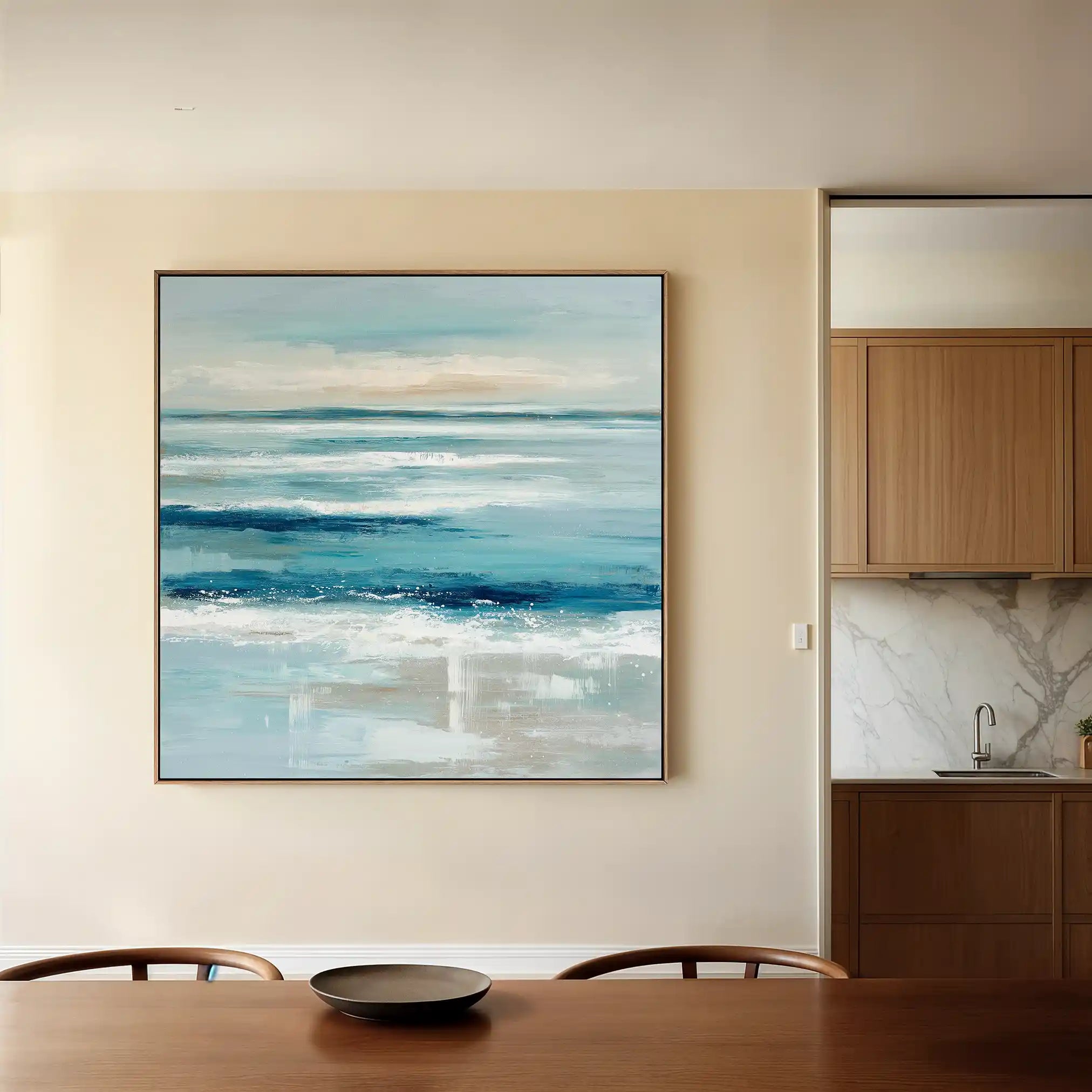Abstract 976 Canvas Art 60 x 60 cm / Stretched on hidden frame