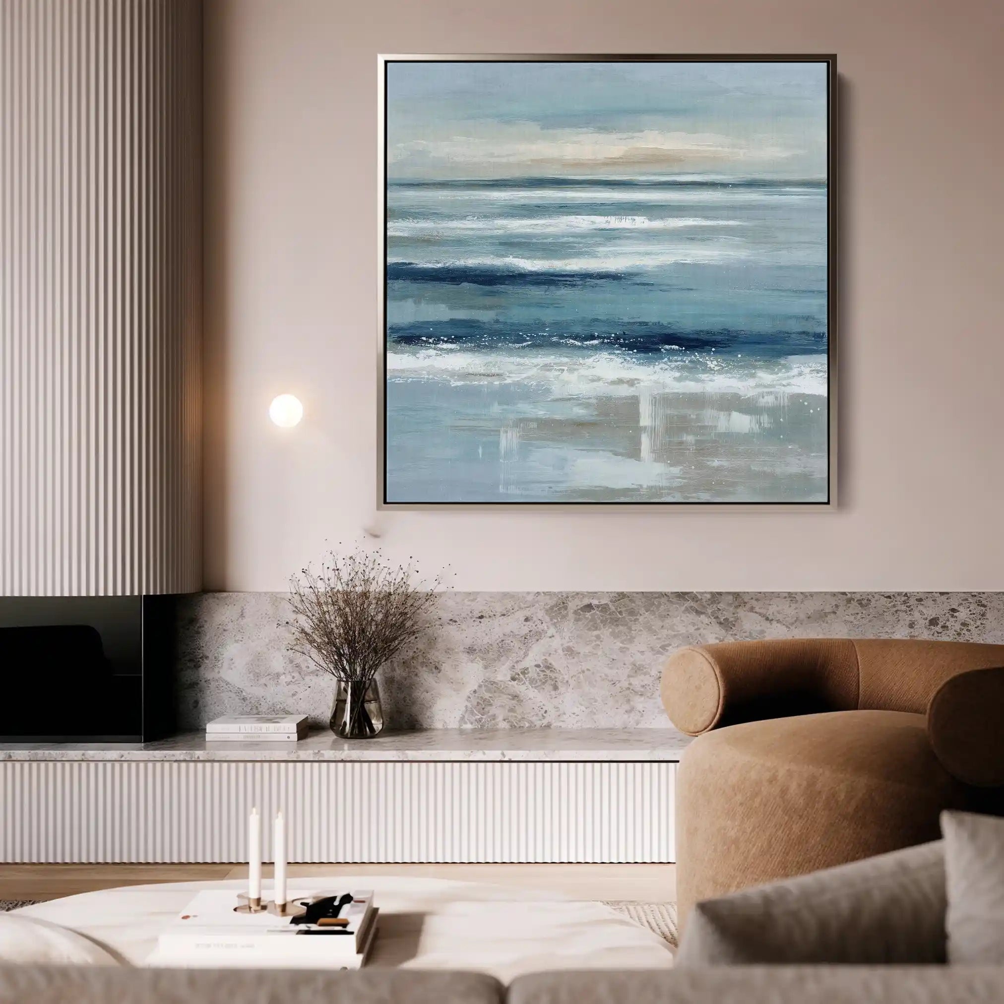 Abstract 976 Canvas Art 60 x 60 cm / Stretched on hidden frame