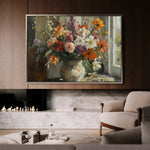 Floral Canvas Wall Art WAD976-F 90 x 60 cm / Stretched on hidden frame