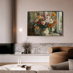 Floral Canvas Wall Art WAD976-F 90 x 60 cm / Stretched on hidden frame