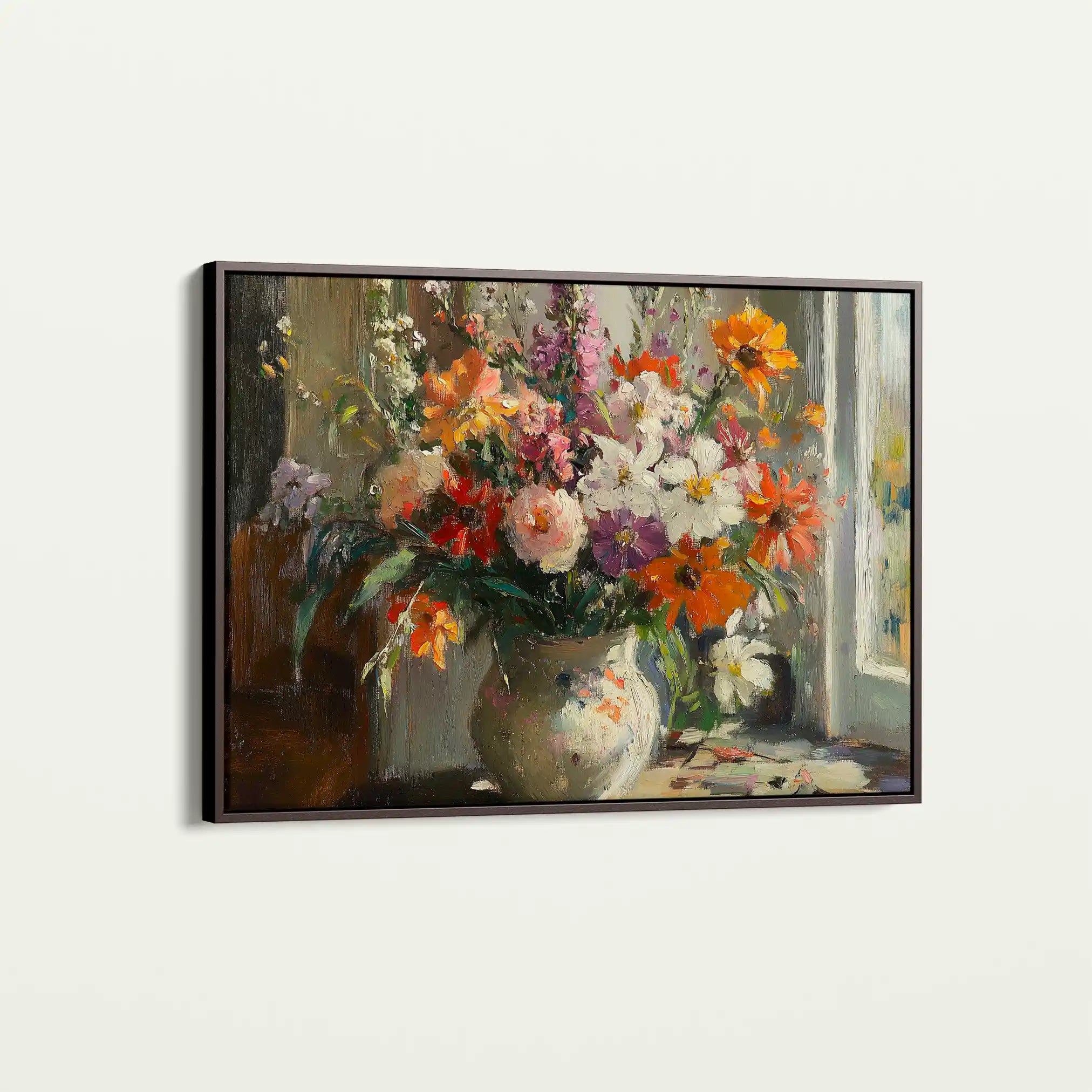 Floral Canvas Wall Art WAD976-F 90 x 60 cm / Stretched on hidden frame