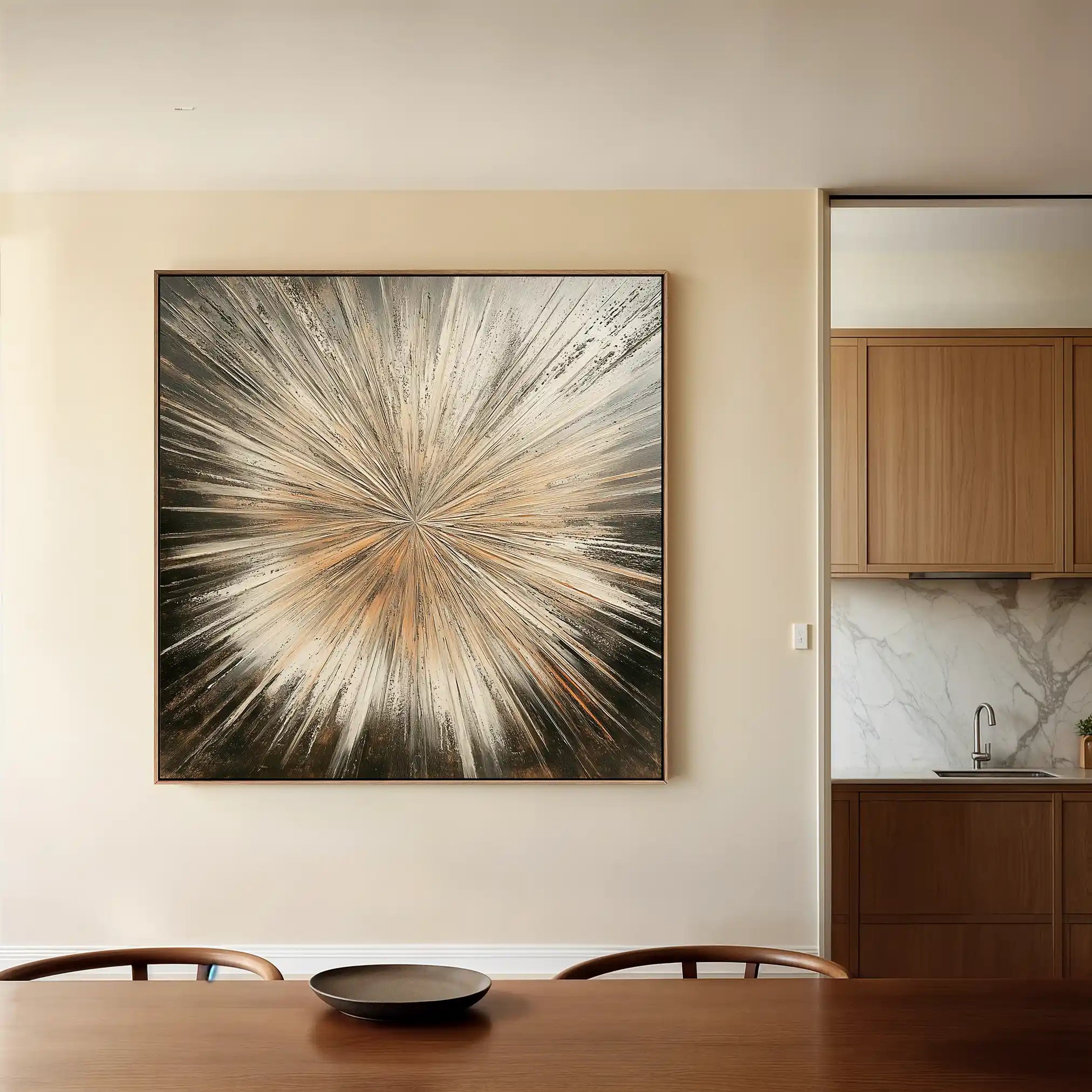Abstract 977 Canvas Art 60 x 60 cm / Stretched on hidden frame