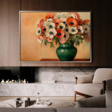 Floral Canvas Wall Art WAD977-F 90 x 60 cm / Stretched on hidden frame