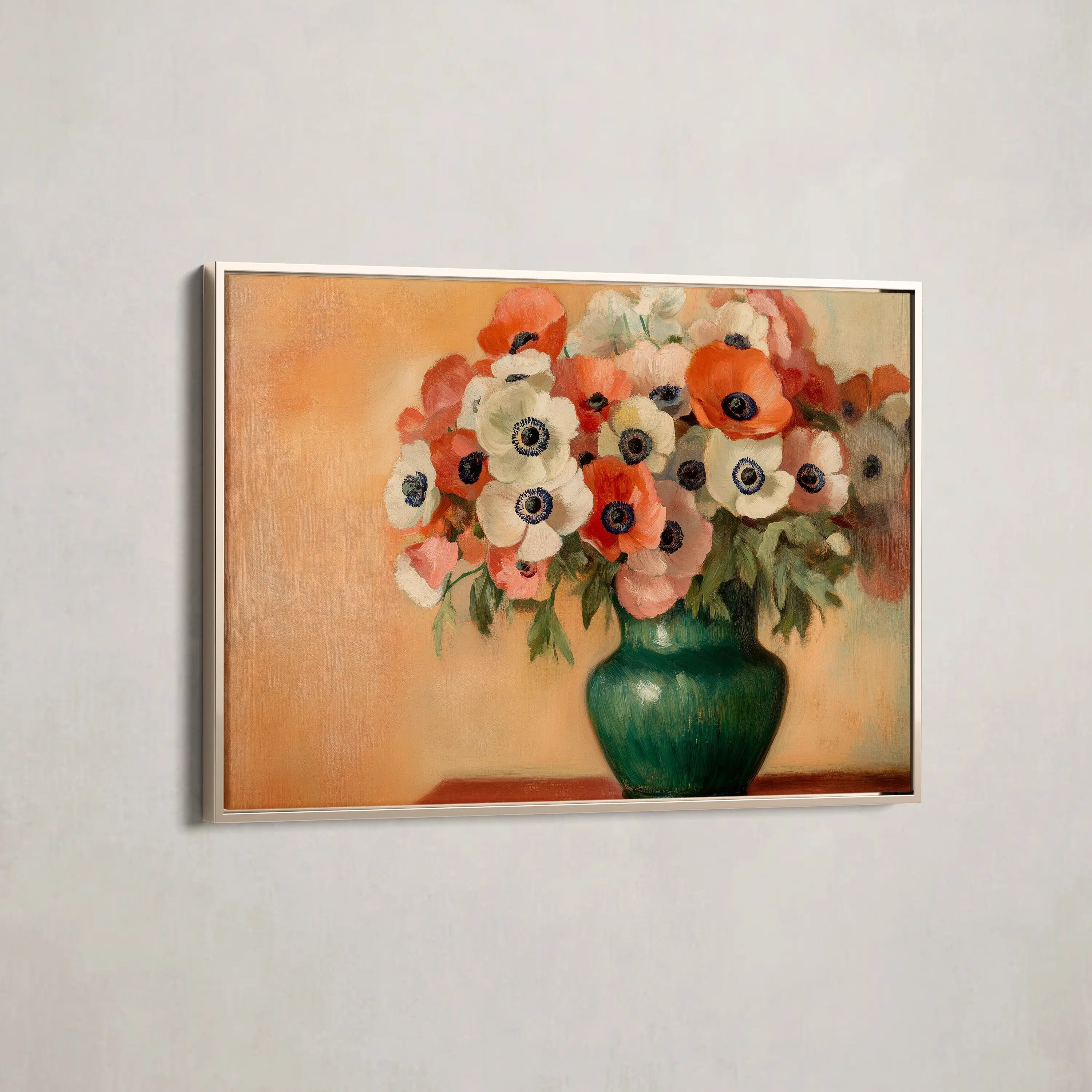 Floral Canvas Wall Art WAD977-F 90 x 60 cm / Stretched on hidden frame