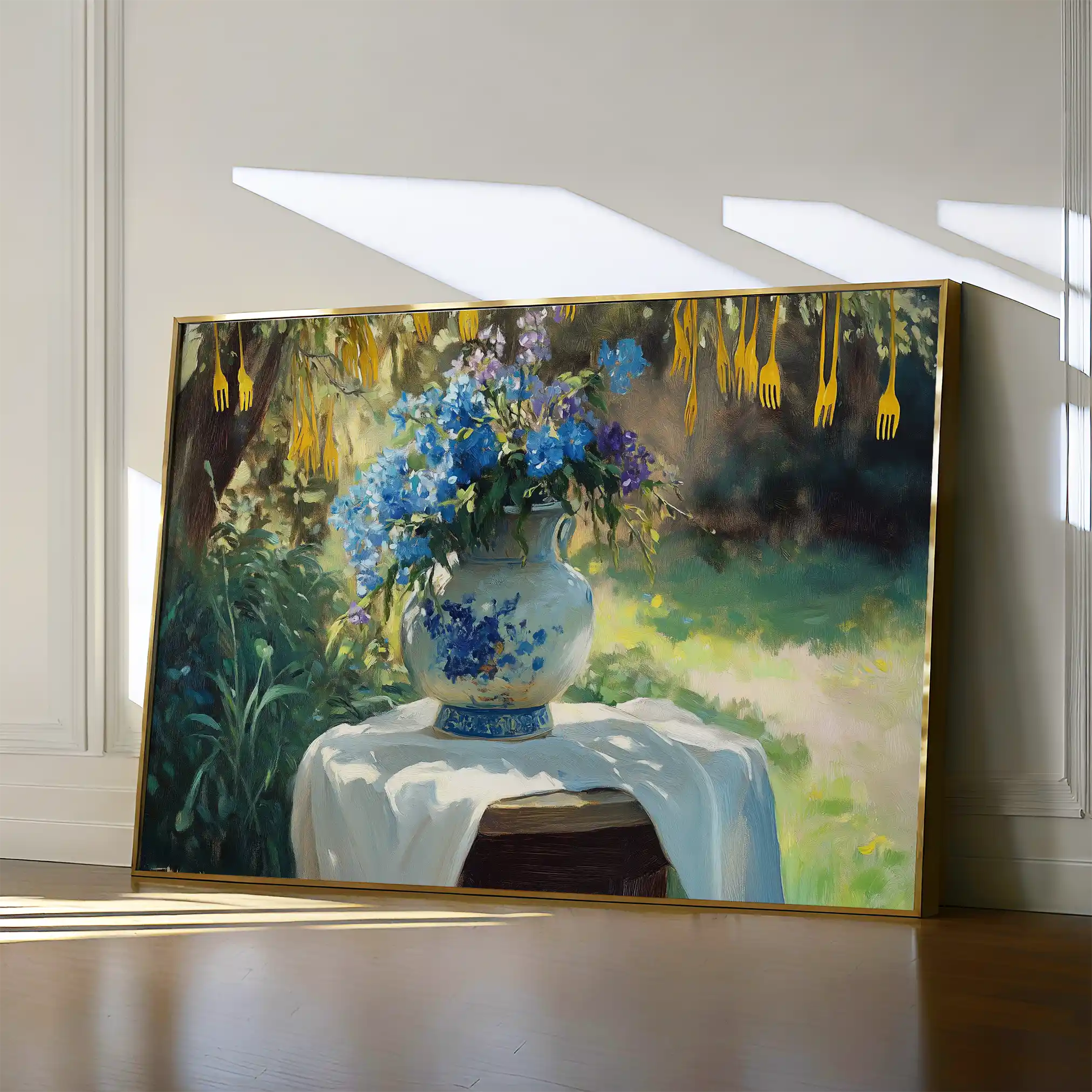Floral Canvas Wall Art WAD978-F 90 x 60 cm / Stretched on hidden frame