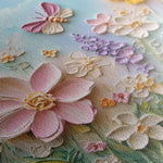 Floral Canvas Wall Art WAD980-F 90 x 60 cm / Stretched on hidden frame