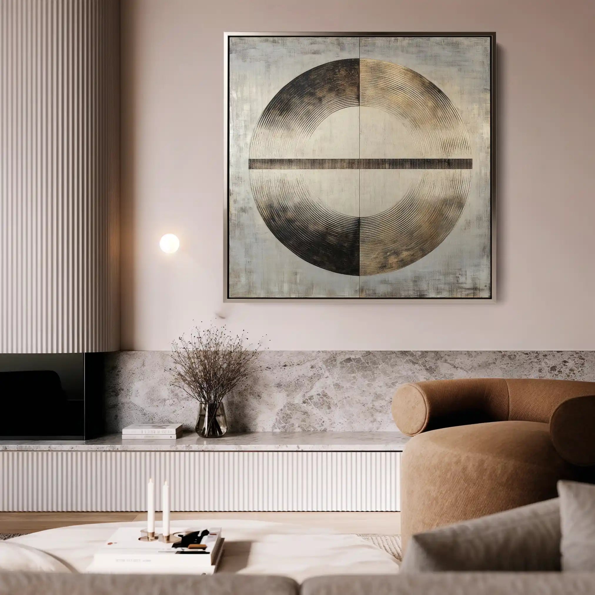 Abstract 982 Canvas Art 60 x 60 cm / Stretched on hidden frame