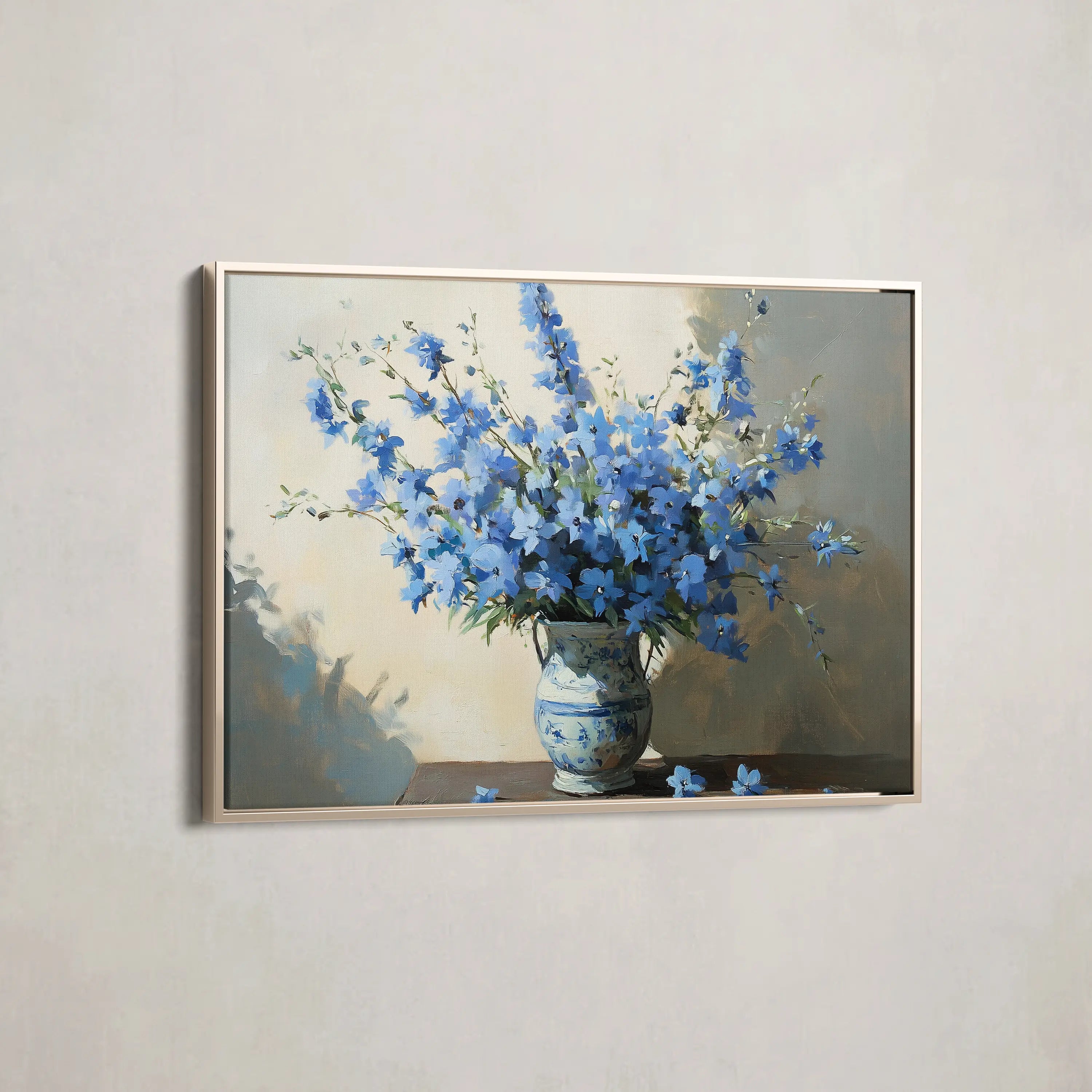 Floral Canvas Wall Art WAD982-F 90 x 60 cm / Stretched on hidden frame