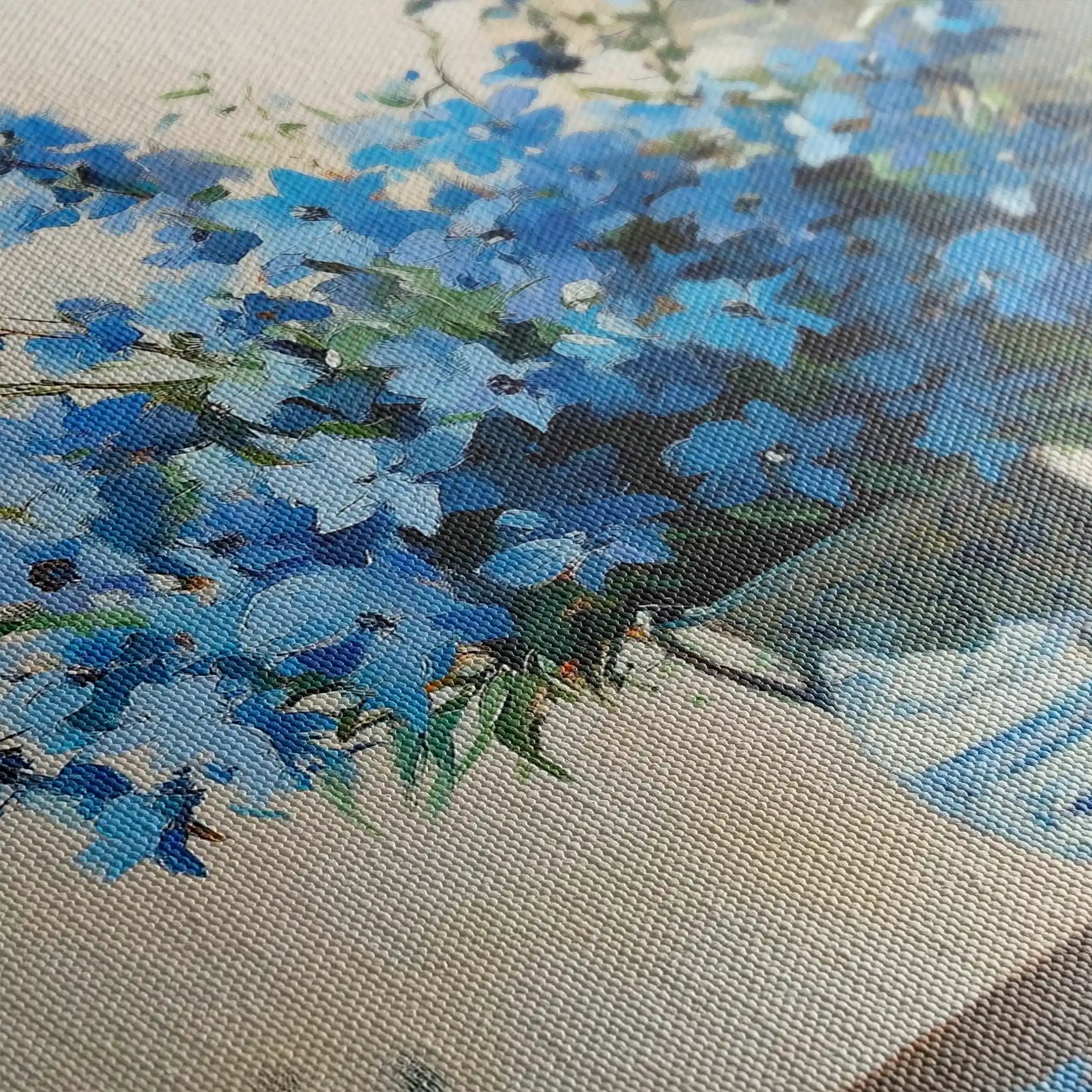 Floral Canvas Wall Art WAD982-F 90 x 60 cm / Stretched on hidden frame