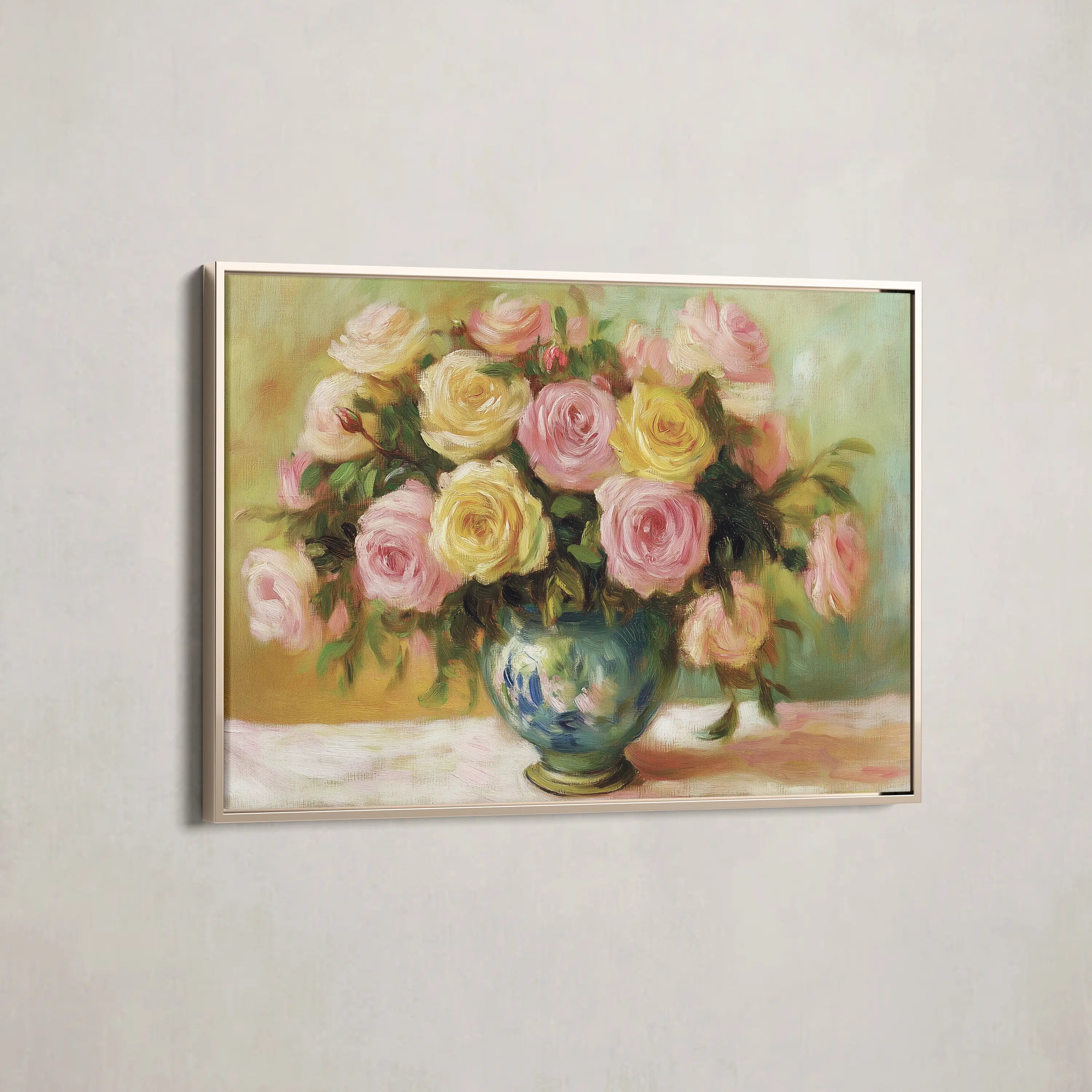 Floral Canvas Wall Art WAD983-F 90 x 60 cm / Stretched on hidden frame