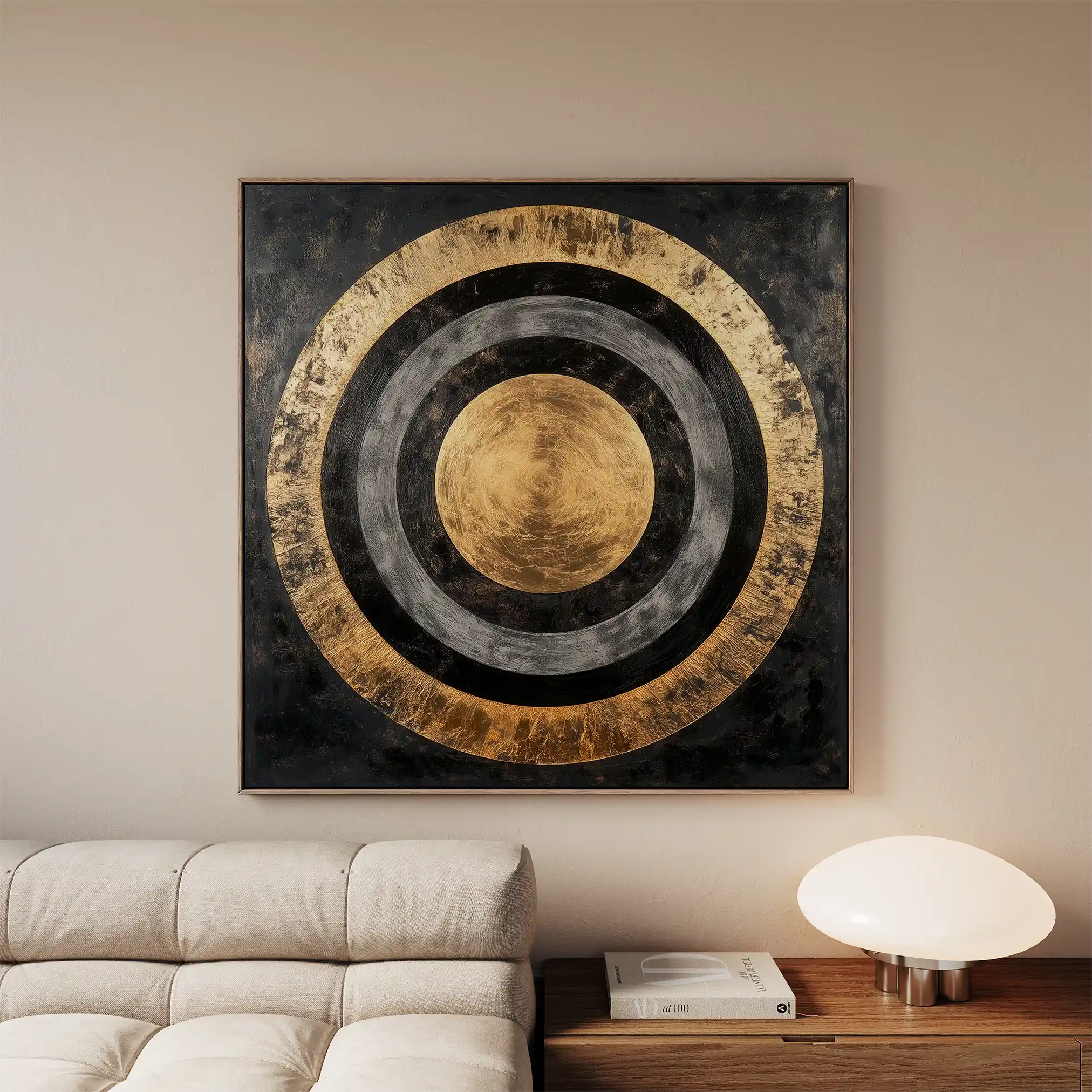 Abstract 984 Canvas Art 60 x 60 cm / Stretched on hidden frame