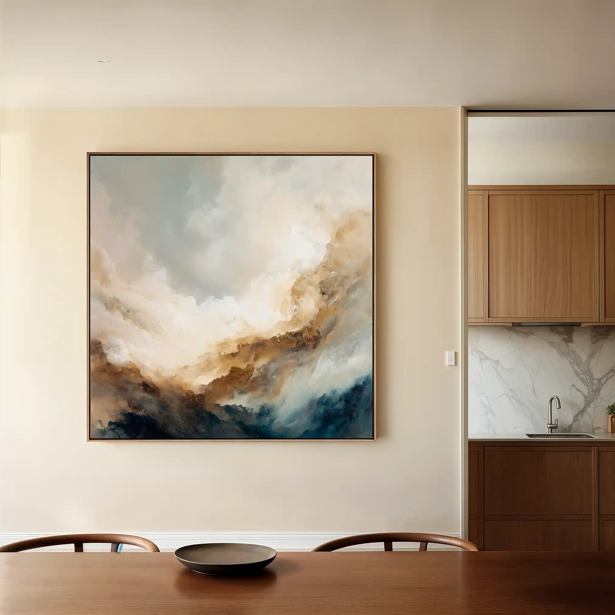 Abstract 985 Canvas Art 60 x 60 cm / Stretched on hidden frame
