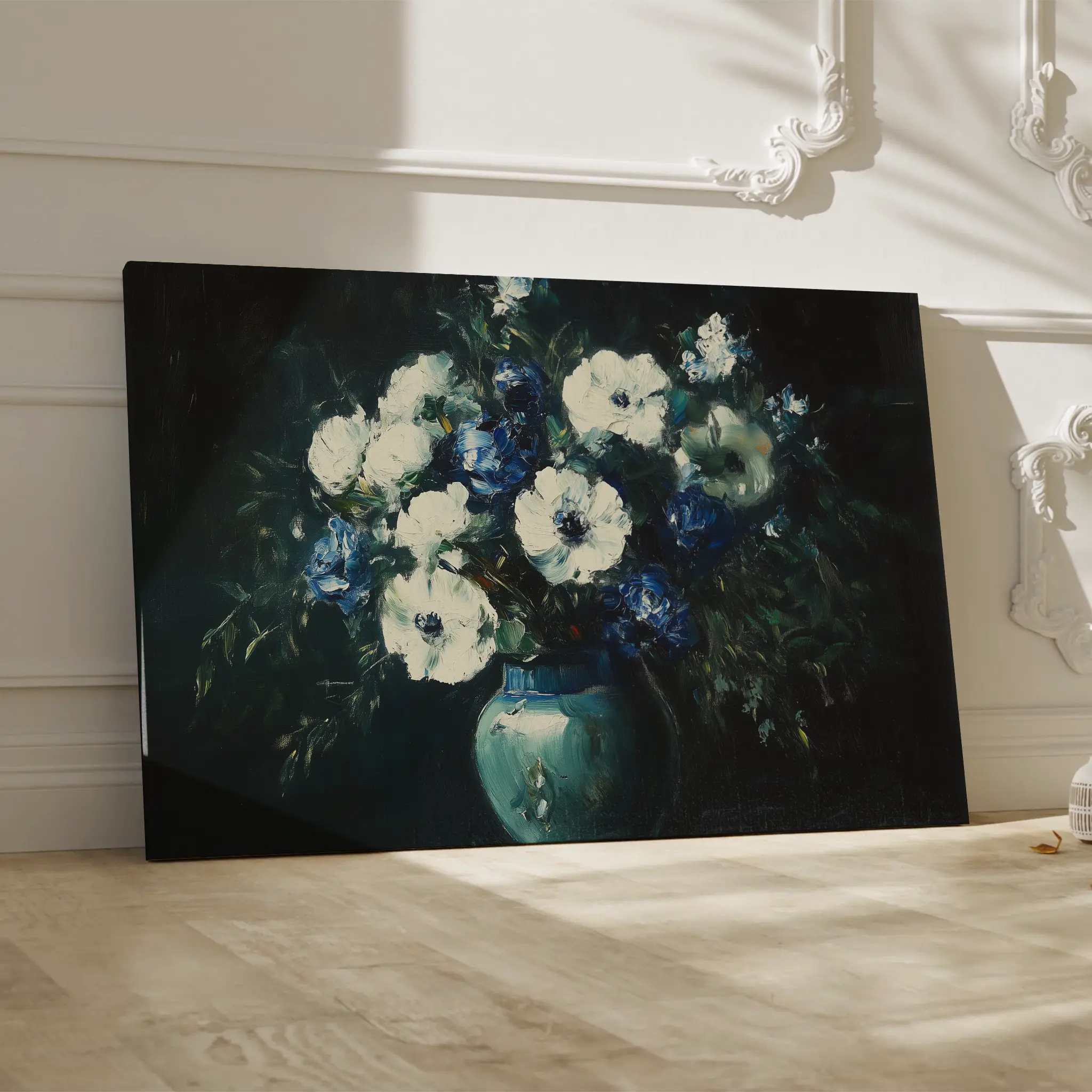 Floral Canvas Wall Art WAD985-F 90 x 60 cm / Stretched on hidden frame