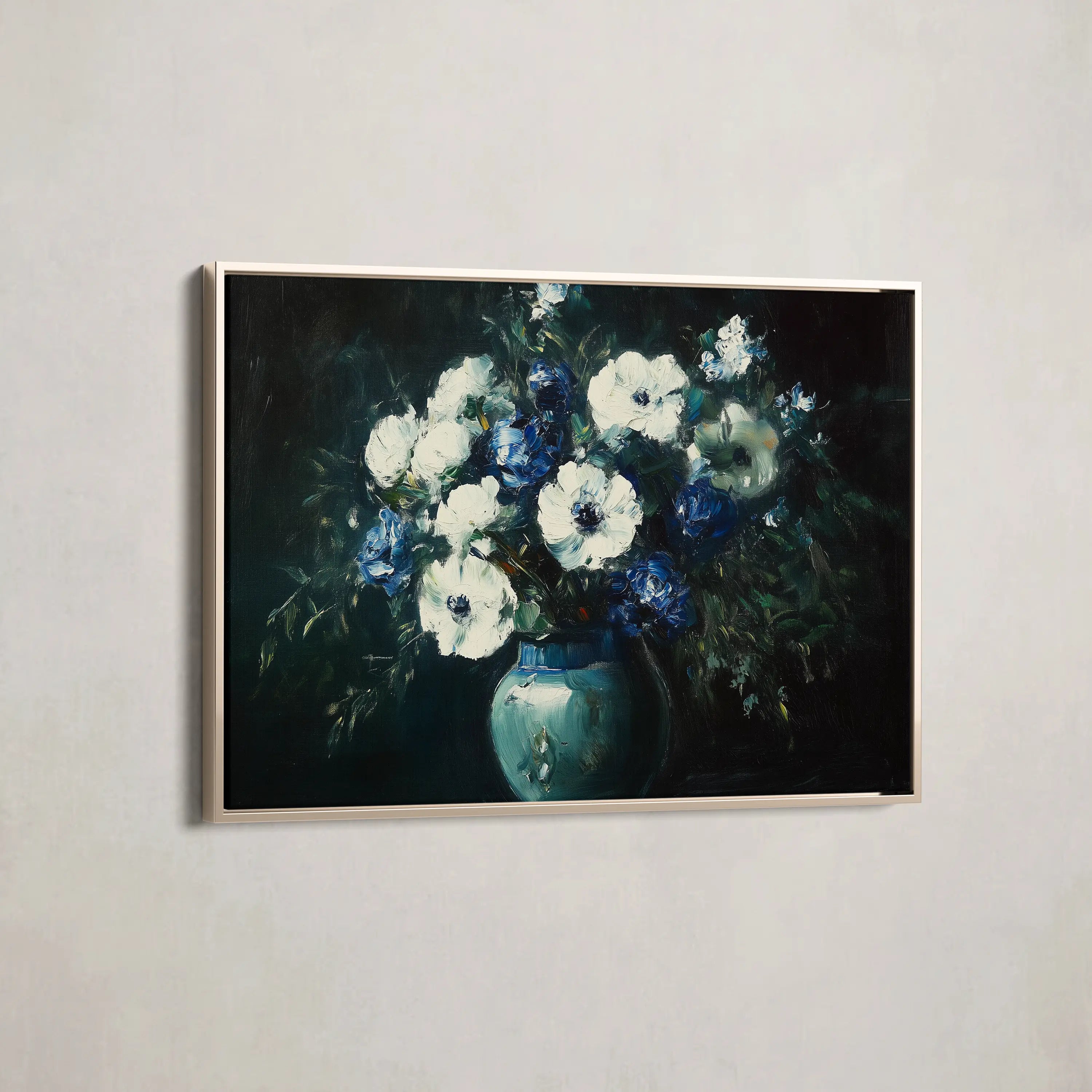 Floral Canvas Wall Art WAD985-F 90 x 60 cm / Stretched on hidden frame