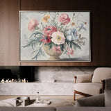 Floral Canvas Wall Art WAD988-F 90 x 60 cm / Stretched on hidden frame