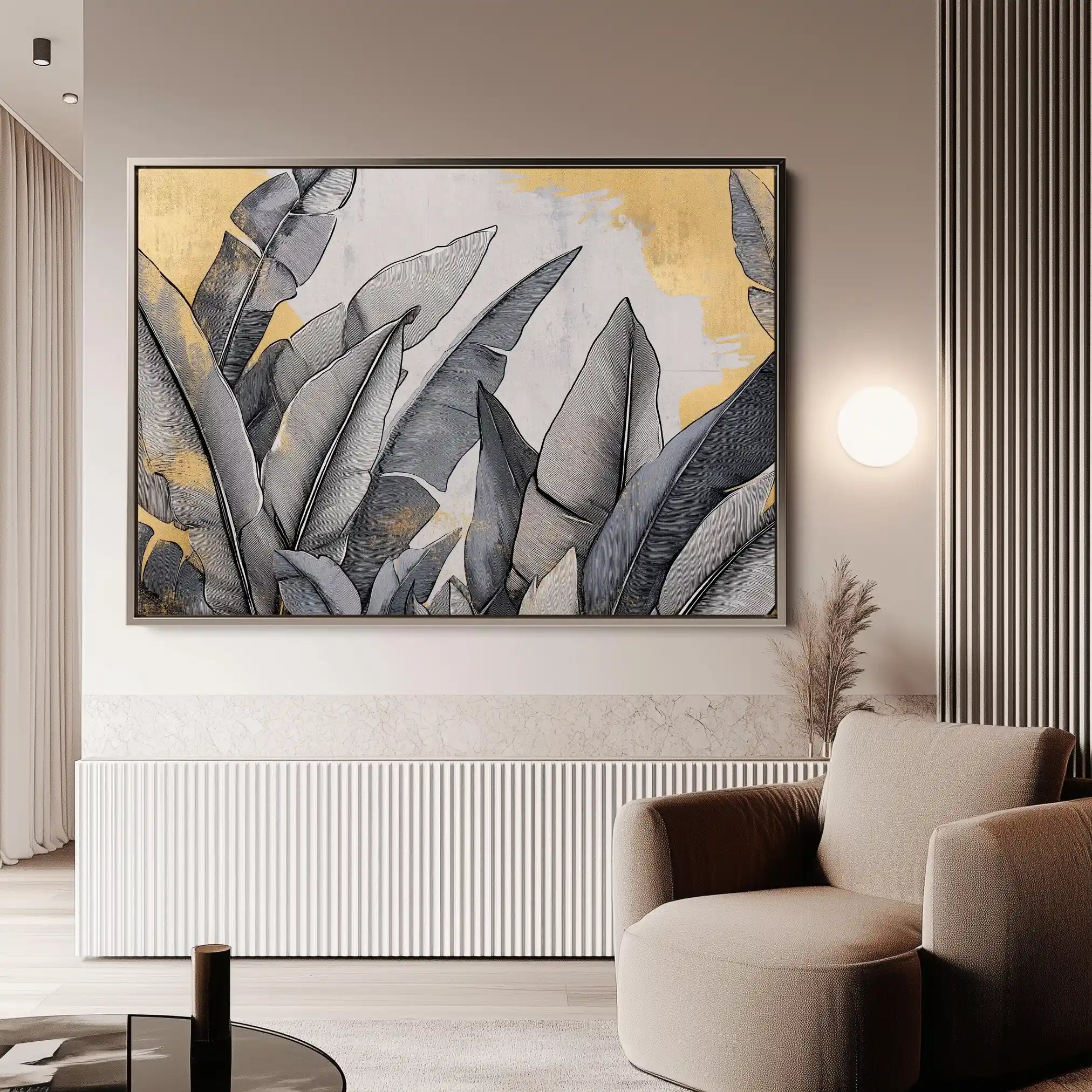Floral Canvas Wall Art WAD990-F 90 x 60 cm / Stretched on hidden frame