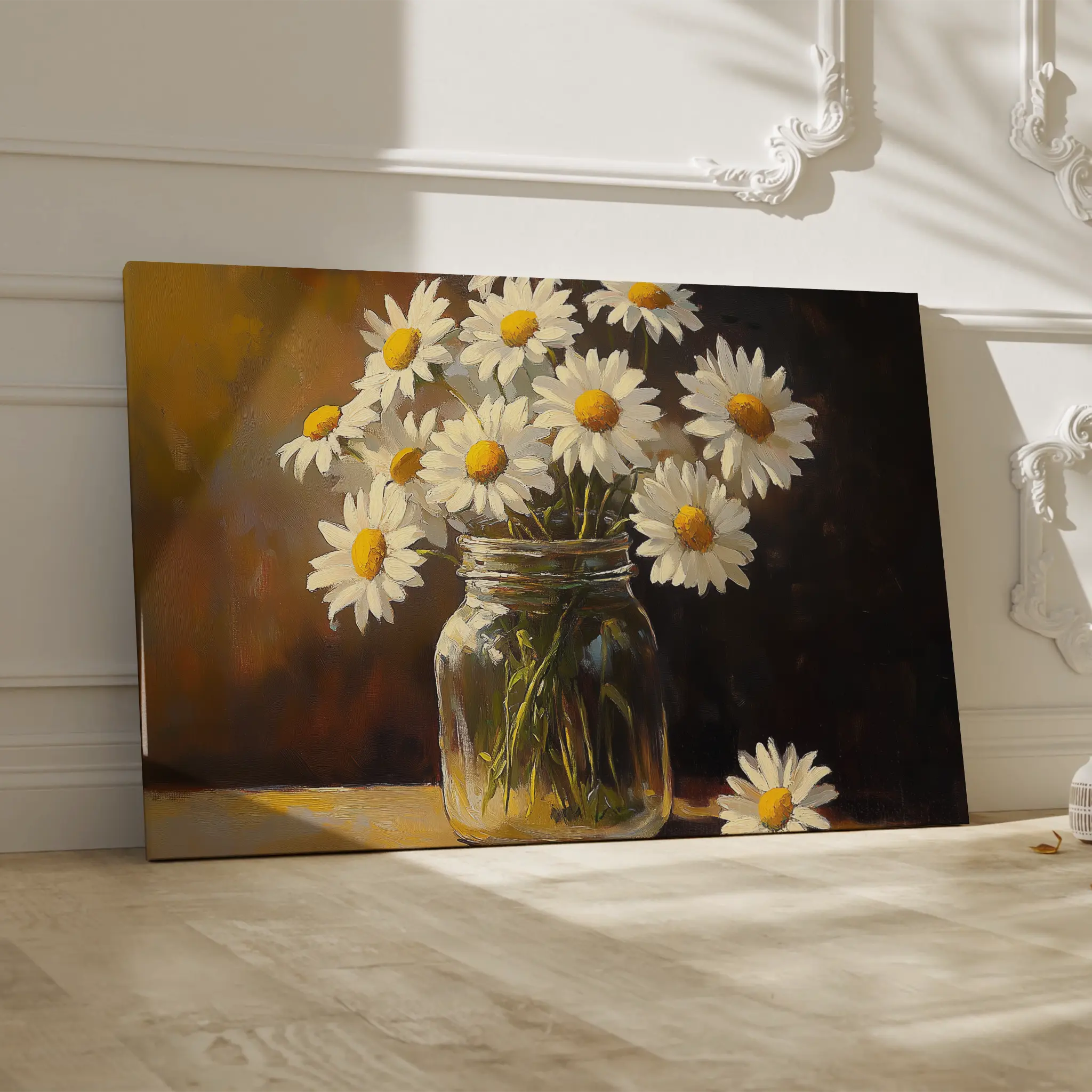 Floral Canvas Wall Art WAD991-F 90 x 60 cm / Stretched on hidden frame