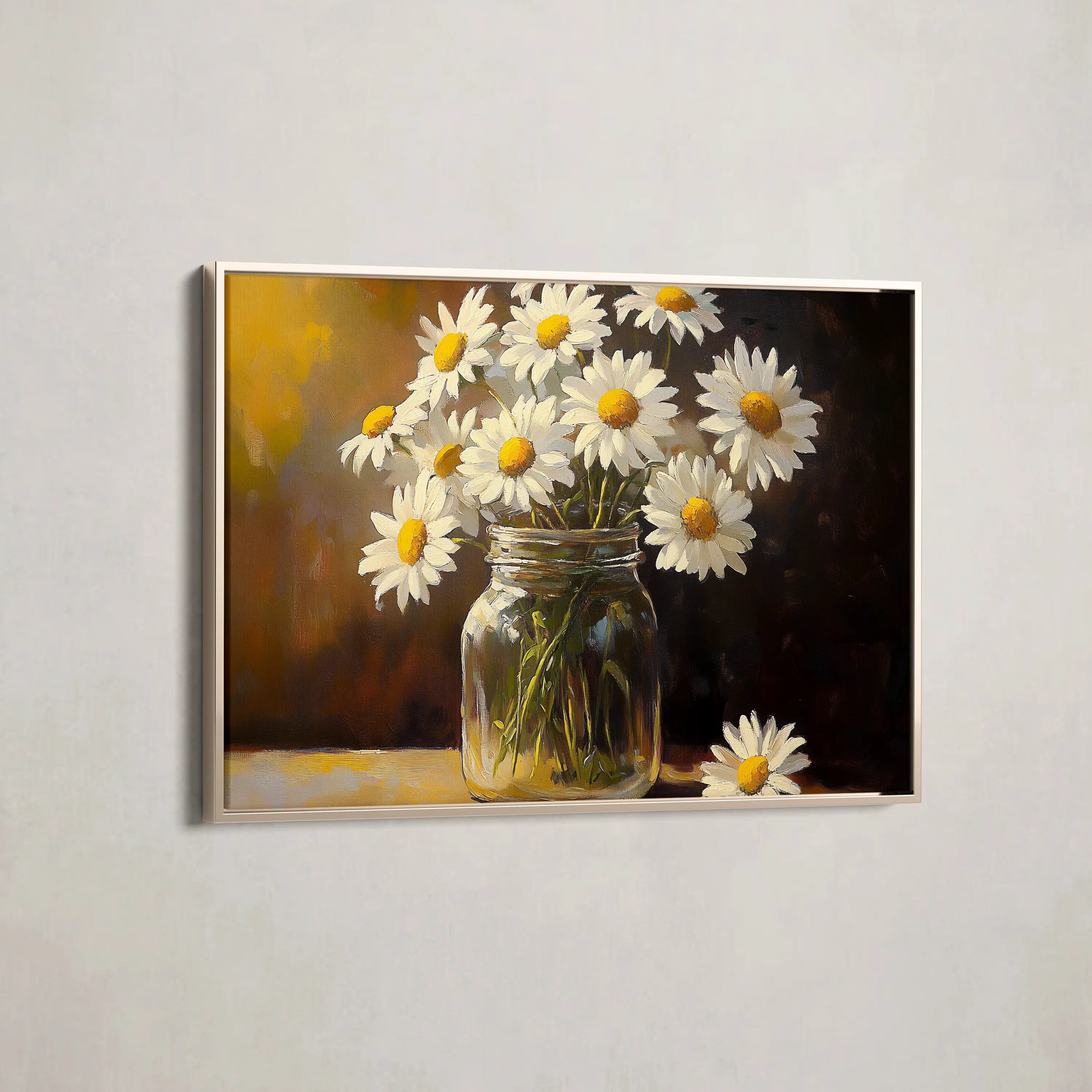 Floral Canvas Wall Art WAD991-F 90 x 60 cm / Stretched on hidden frame