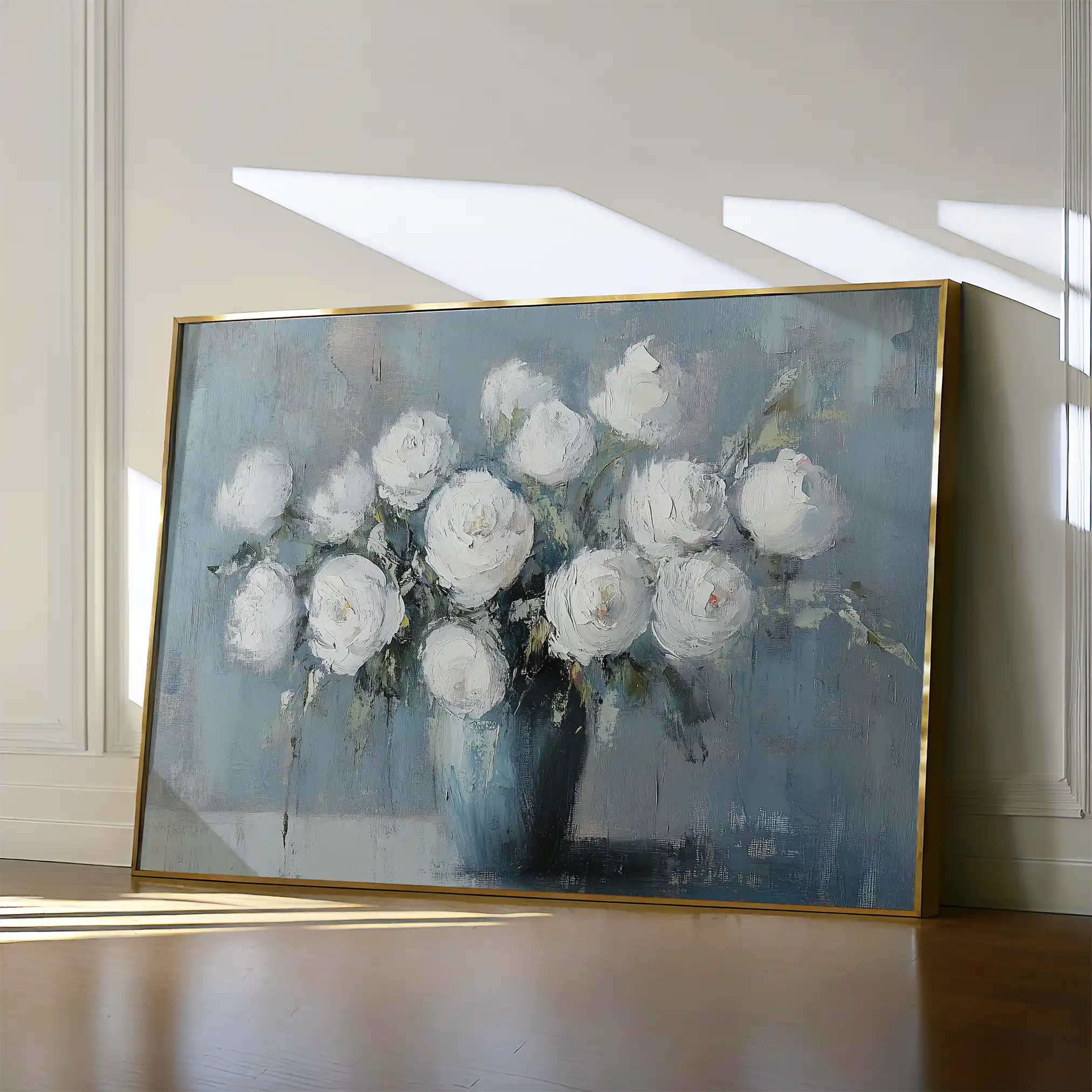 Floral Canvas Wall Art WAD992-F 90 x 60 cm / Stretched on hidden frame