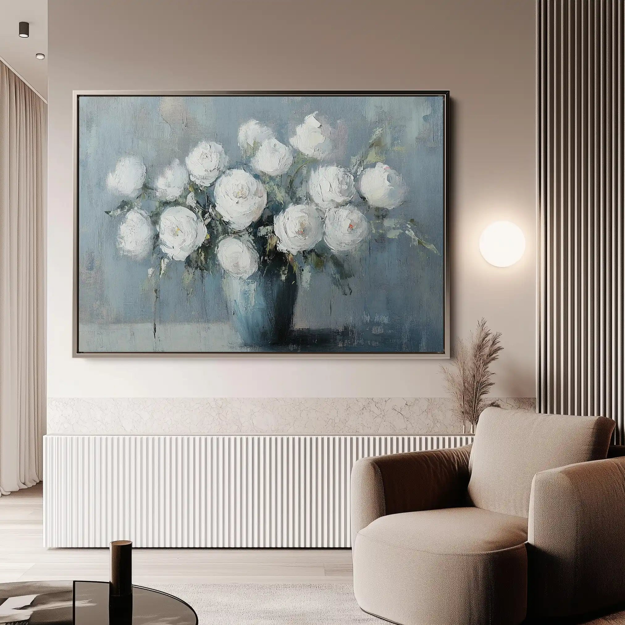 Floral Canvas Wall Art WAD992-F 90 x 60 cm / Stretched on hidden frame