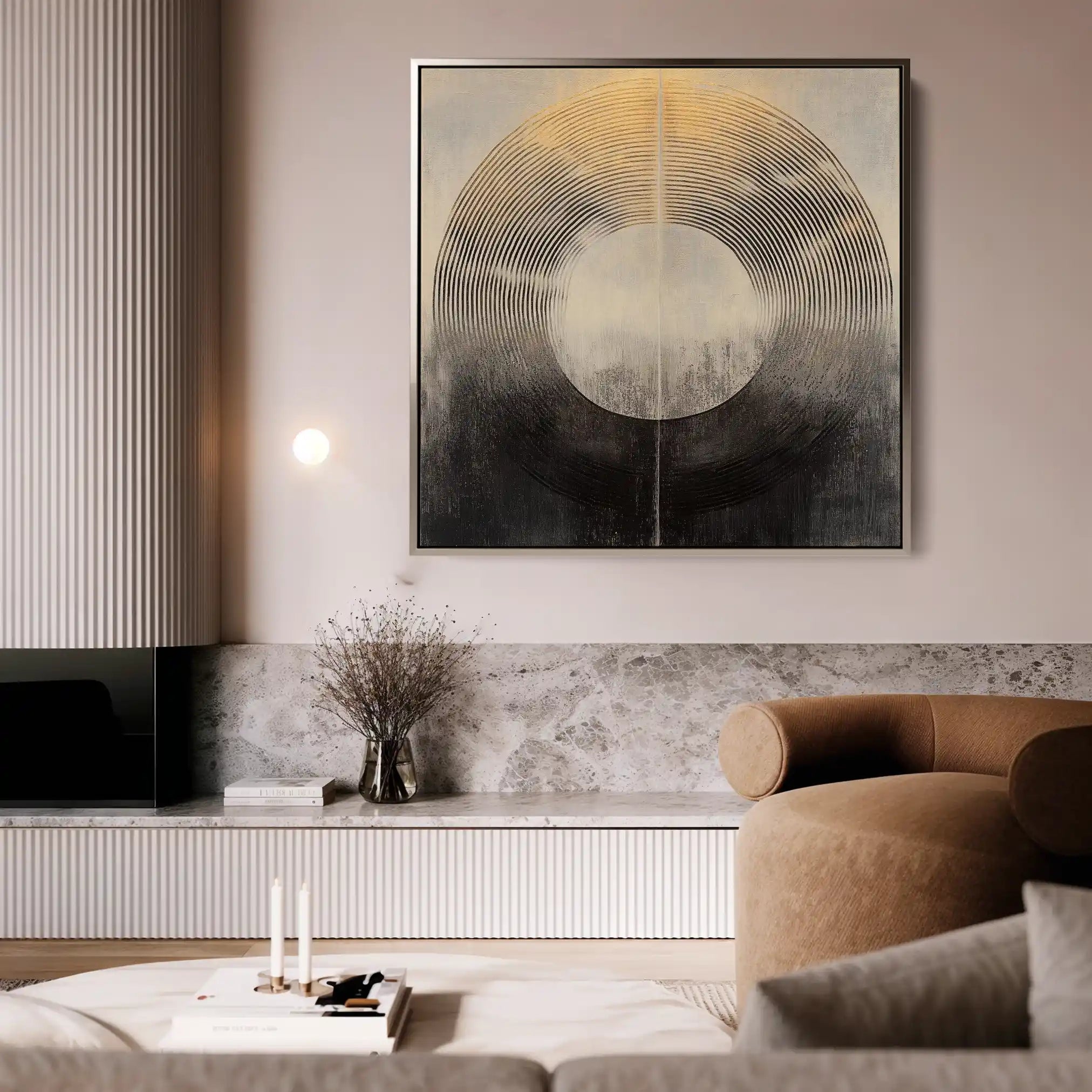 Abstract 993 Canvas Art 60 x 60 cm / Stretched on hidden frame