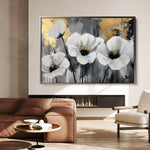 Floral Canvas Wall Art WAD993-F 90 x 60 cm / Stretched on hidden frame