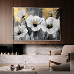 Floral Canvas Wall Art WAD993-F 90 x 60 cm / Stretched on hidden frame