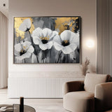 Floral Canvas Wall Art WAD993-F 90 x 60 cm / Stretched on hidden frame