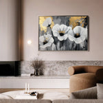Floral Canvas Wall Art WAD993-F 90 x 60 cm / Stretched on hidden frame