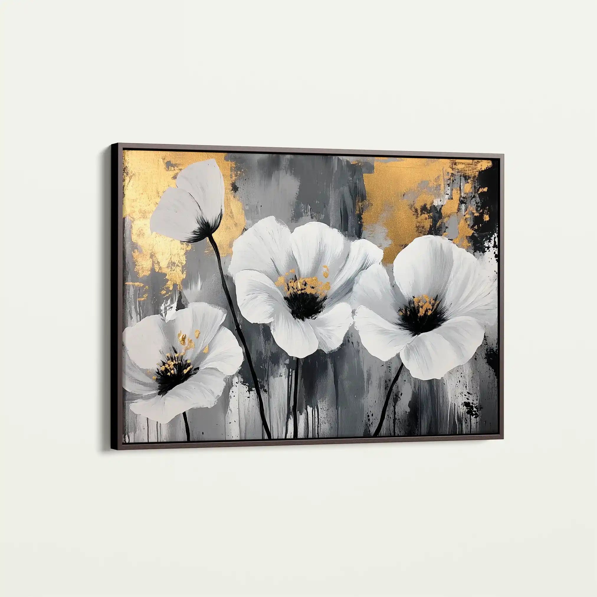 Floral Canvas Wall Art WAD993-F 90 x 60 cm / Stretched on hidden frame
