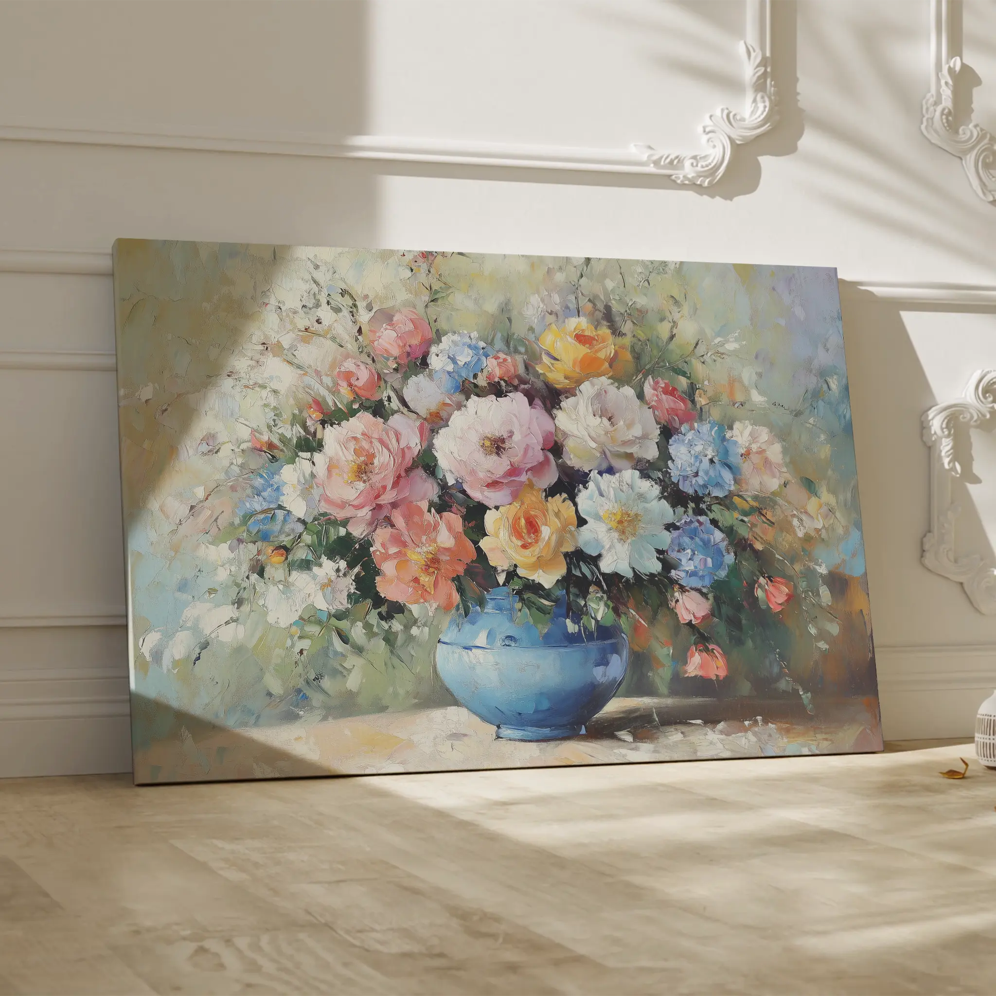 Floral Canvas Wall Art WAD994-F 90 x 60 cm / Stretched on hidden frame