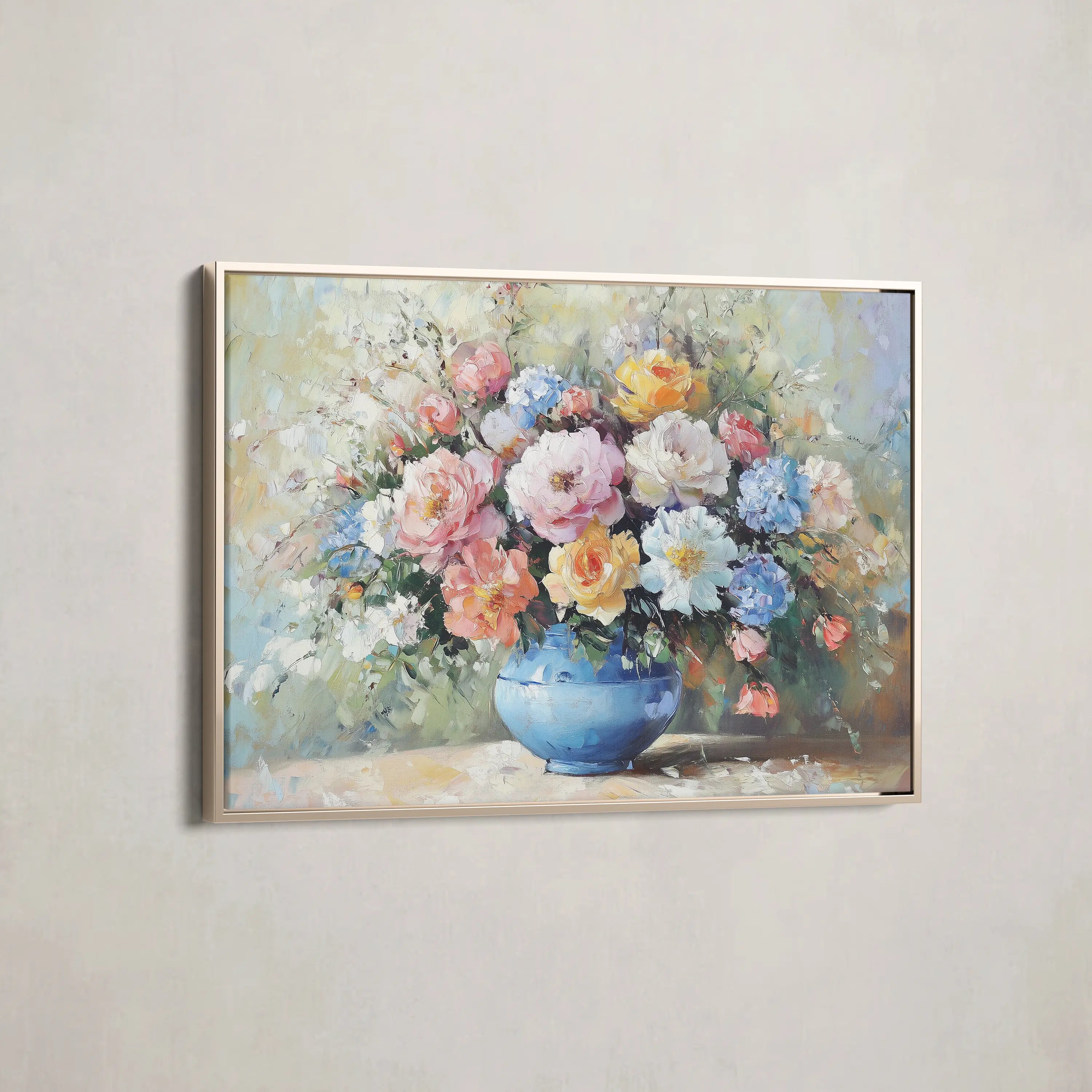 Floral Canvas Wall Art WAD994-F 90 x 60 cm / Stretched on hidden frame