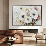 Floral Canvas Wall Art WAD997-F 90 x 60 cm / Stretched on hidden frame
