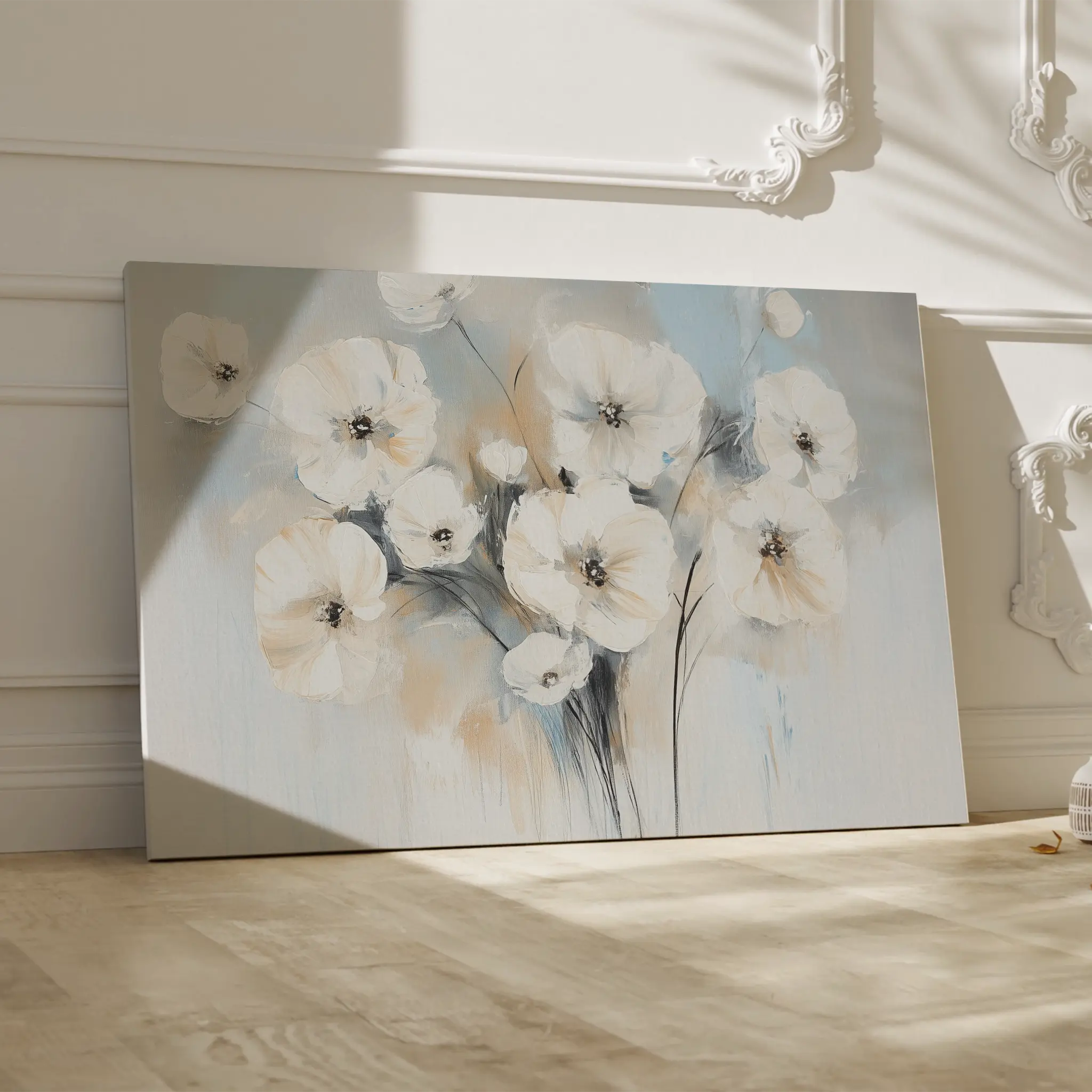 Floral Canvas Wall Art WAD998-F 90 x 60 cm / Stretched on hidden frame