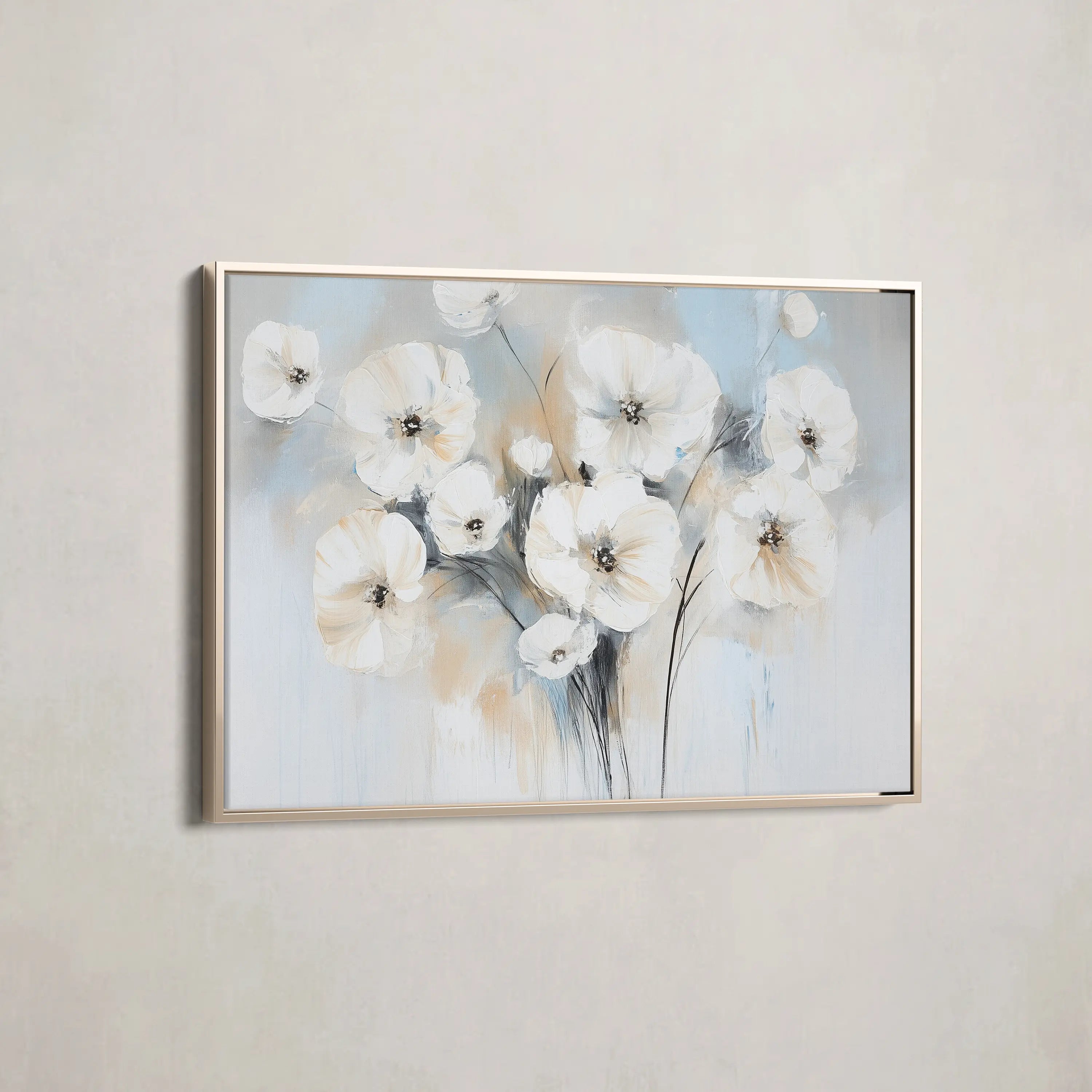 Floral Canvas Wall Art WAD998-F 90 x 60 cm / Stretched on hidden frame