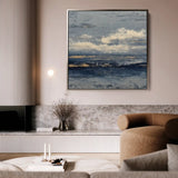 Abstract 999 Canvas Art 60 x 60 cm / Stretched on hidden frame