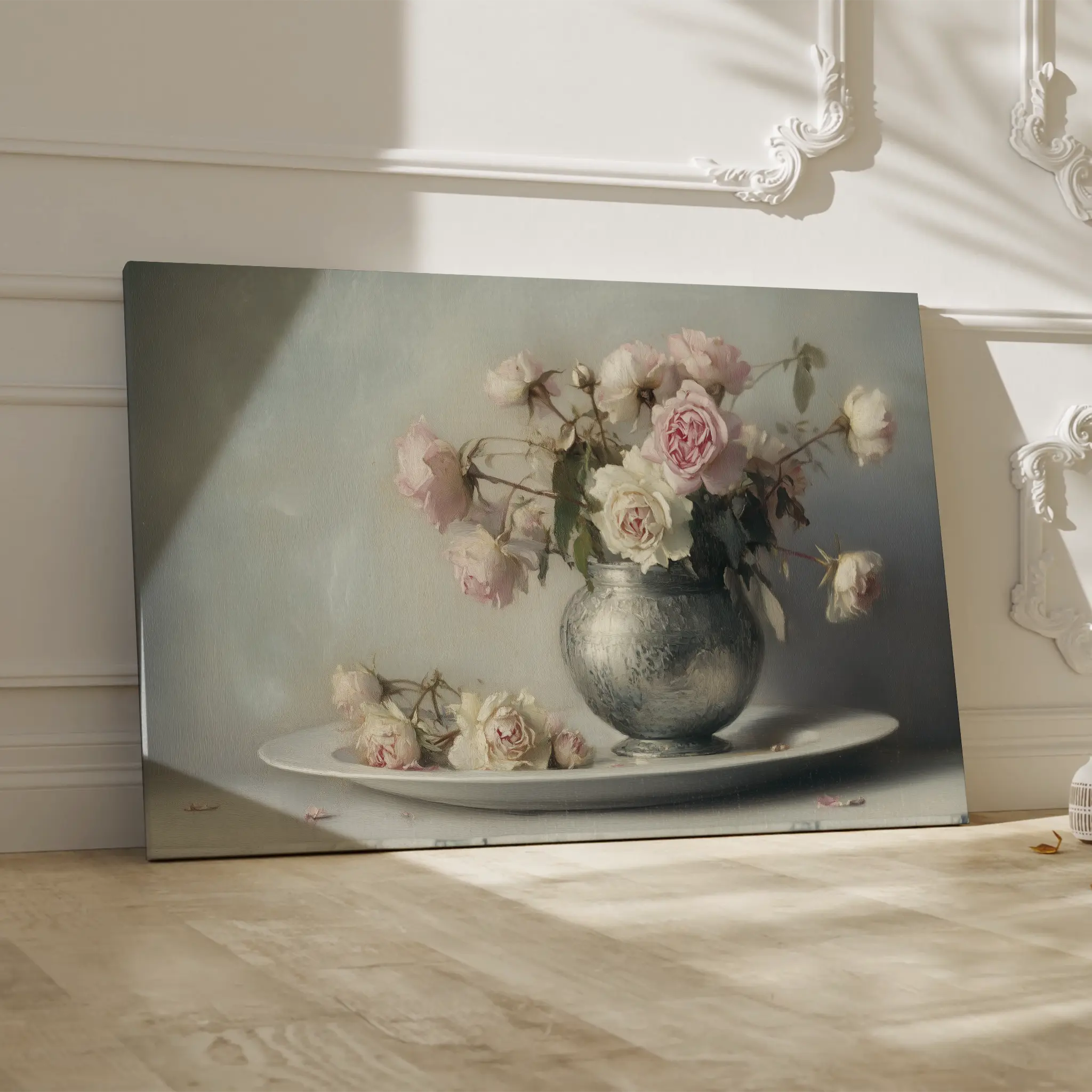 Floral Canvas Wall Art WAD999-F 90 x 60 cm / Stretched on hidden frame