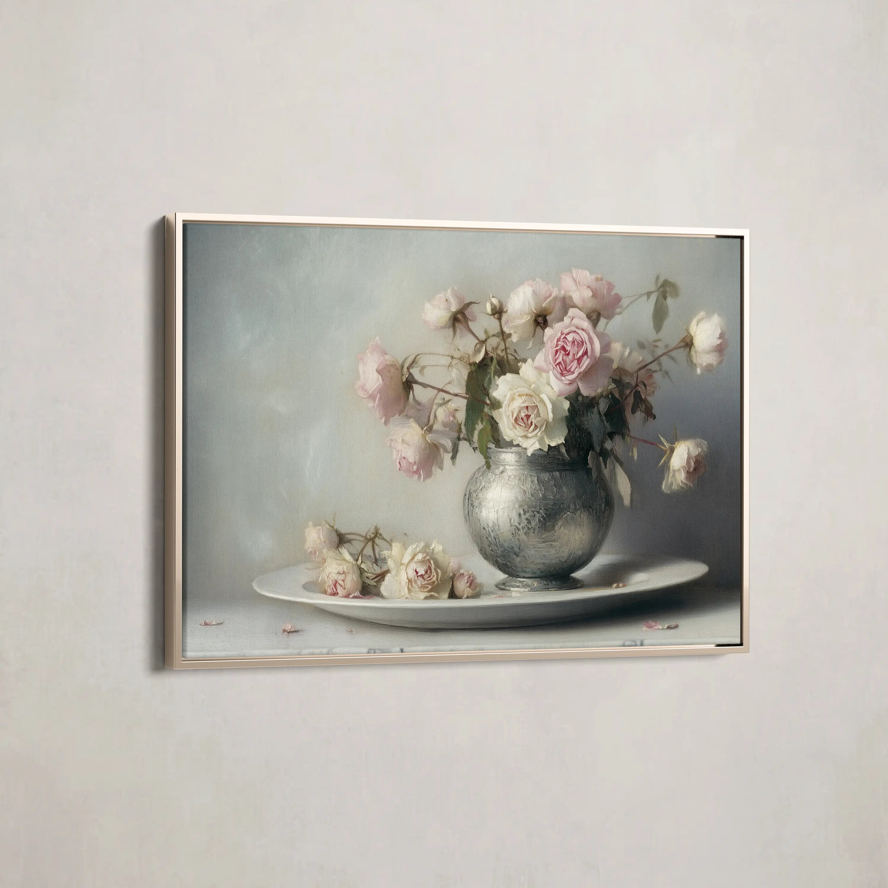 Floral Canvas Wall Art WAD999-F 90 x 60 cm / Stretched on hidden frame