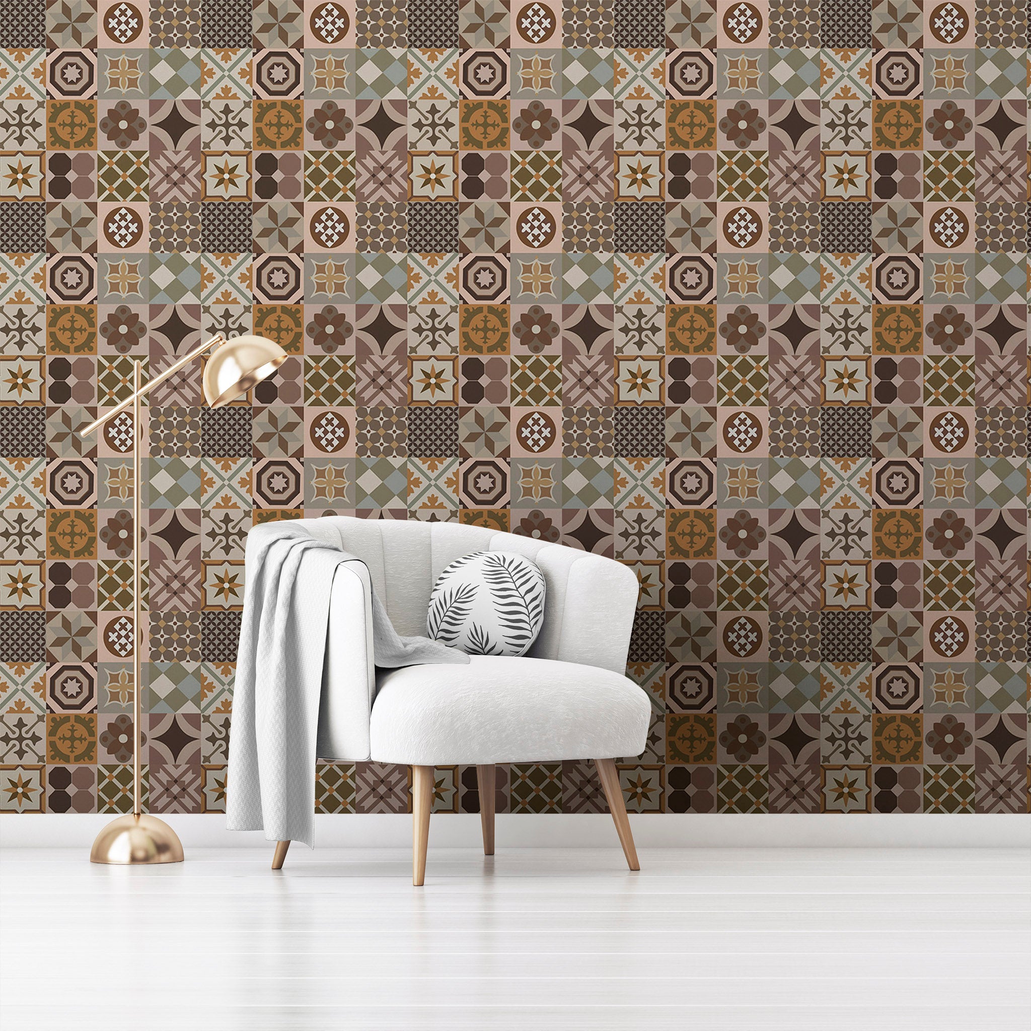 Mosaic & Tiles Wallpaper WAL001-MT