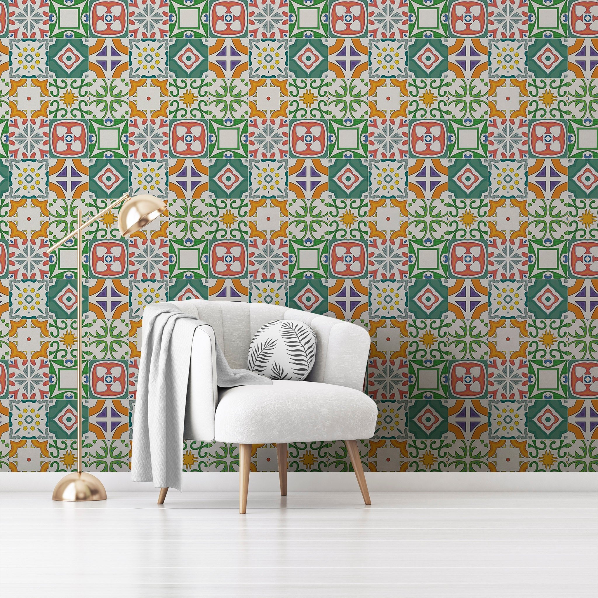 Mosaic & Tiles Wallpaper WAL007-MT