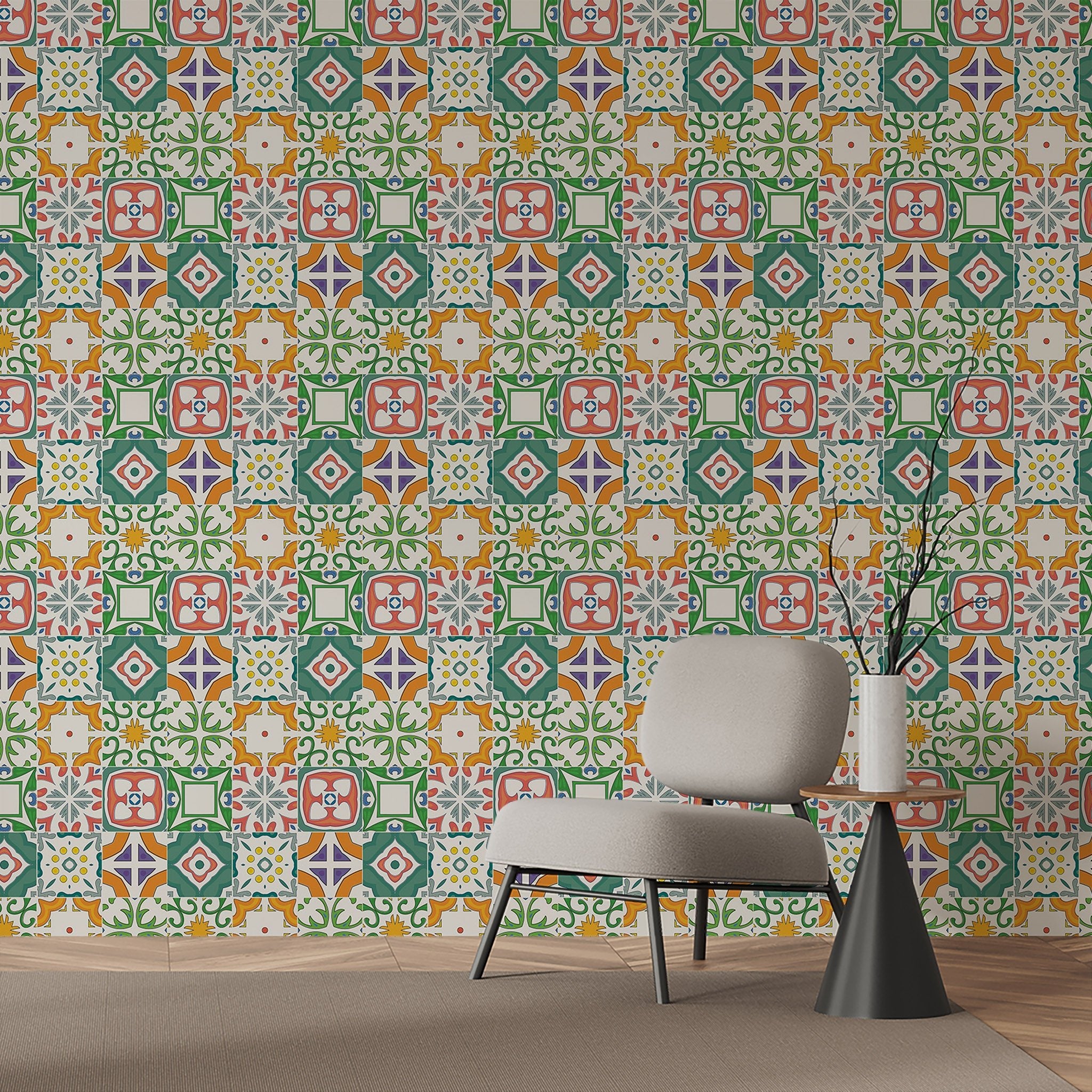 Mosaic & Tiles Wallpaper WAL007-MT