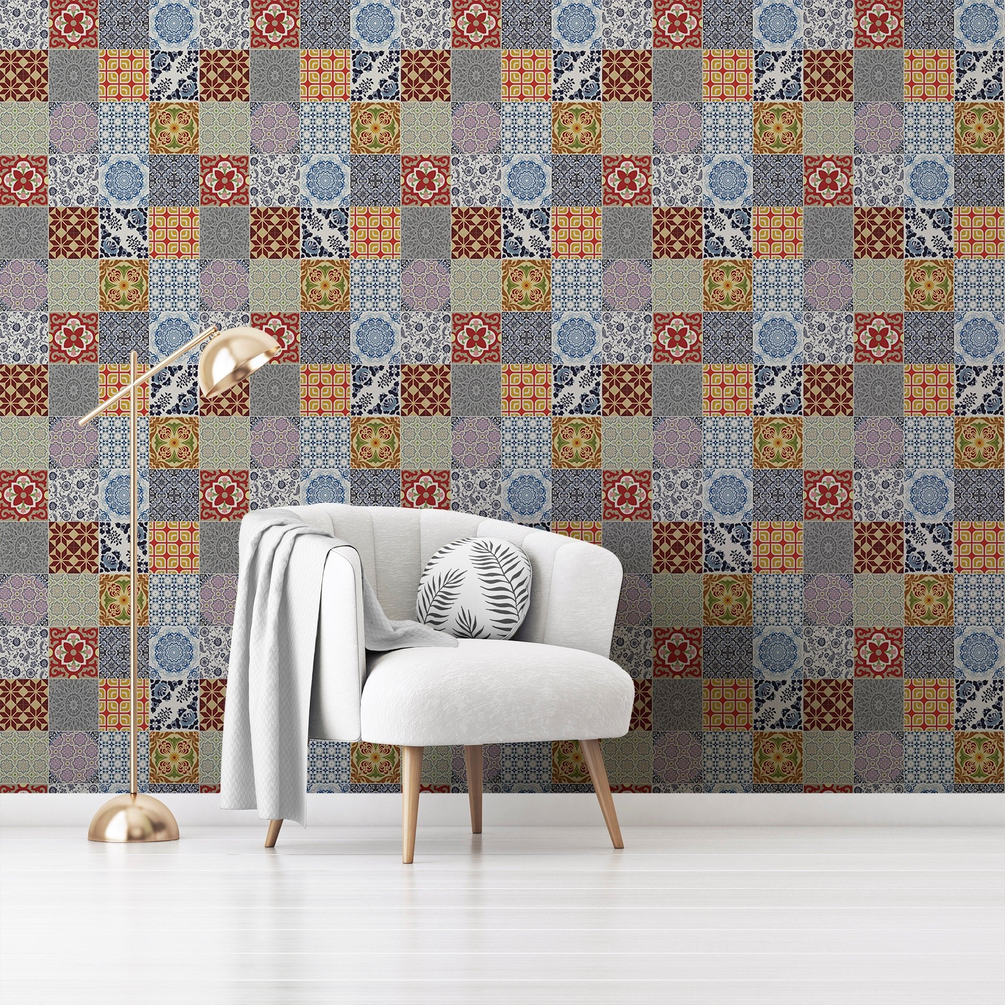 Mosaic & Tiles Wallpaper WAL008-MT