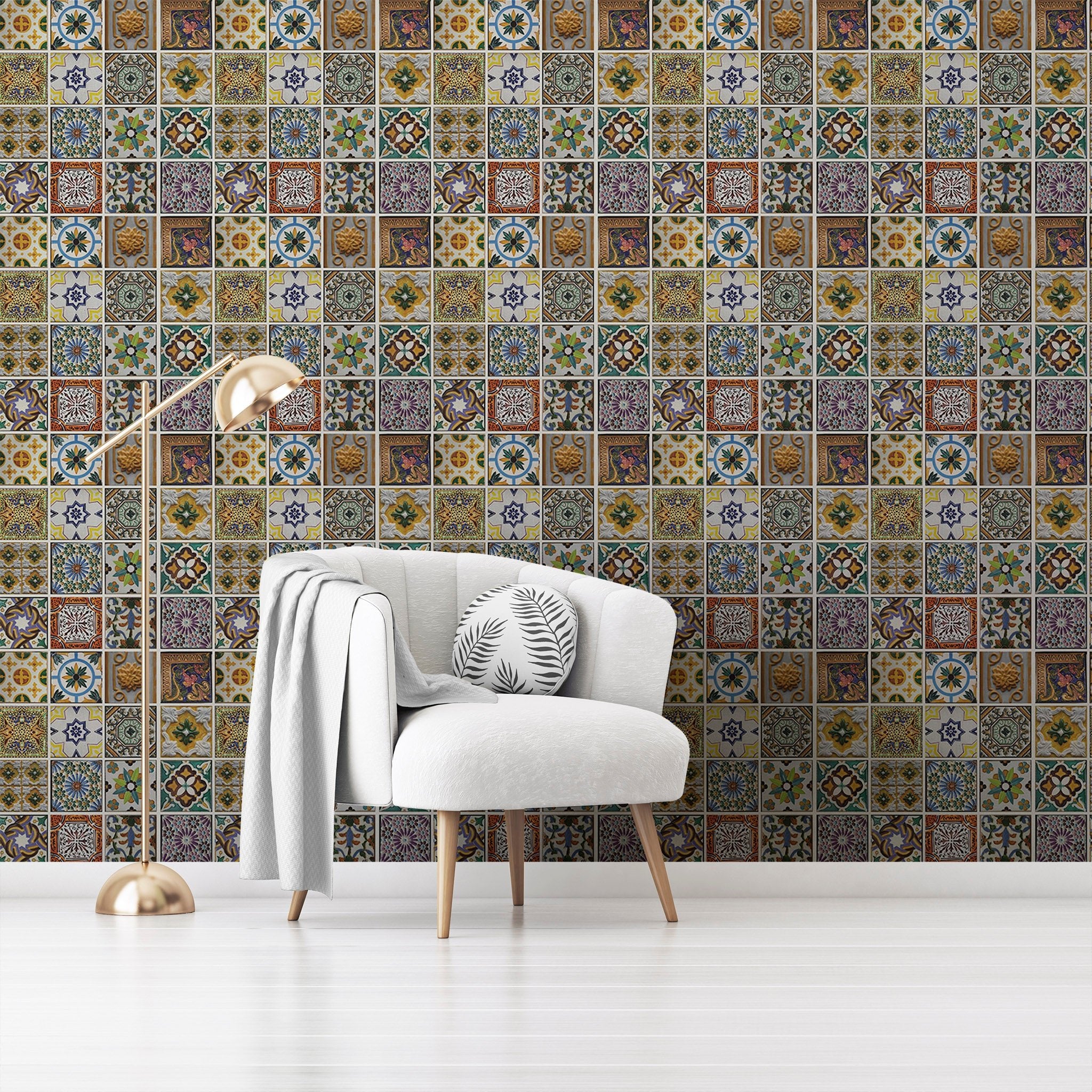 Mosaic & Tiles Wallpaper WAL012-MT