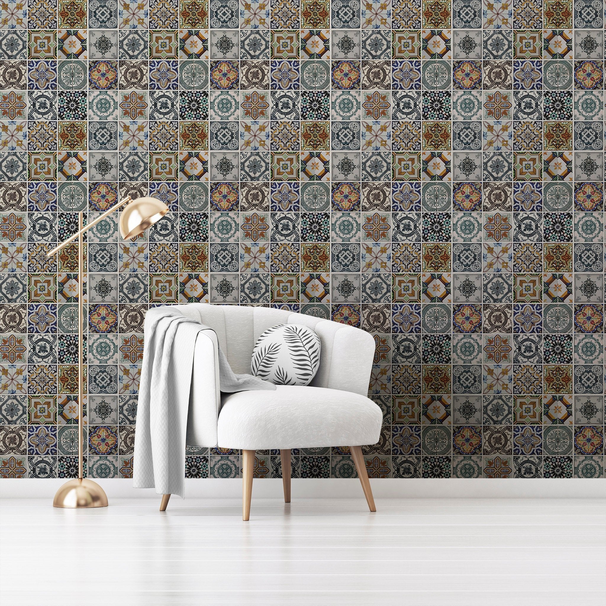 Mosaic & Tiles Wallpaper WAL023-MT